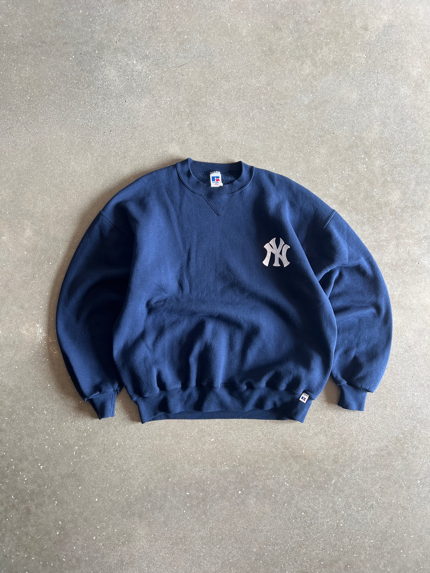 Vintage Navy Blue NY Yankees Crew - XL