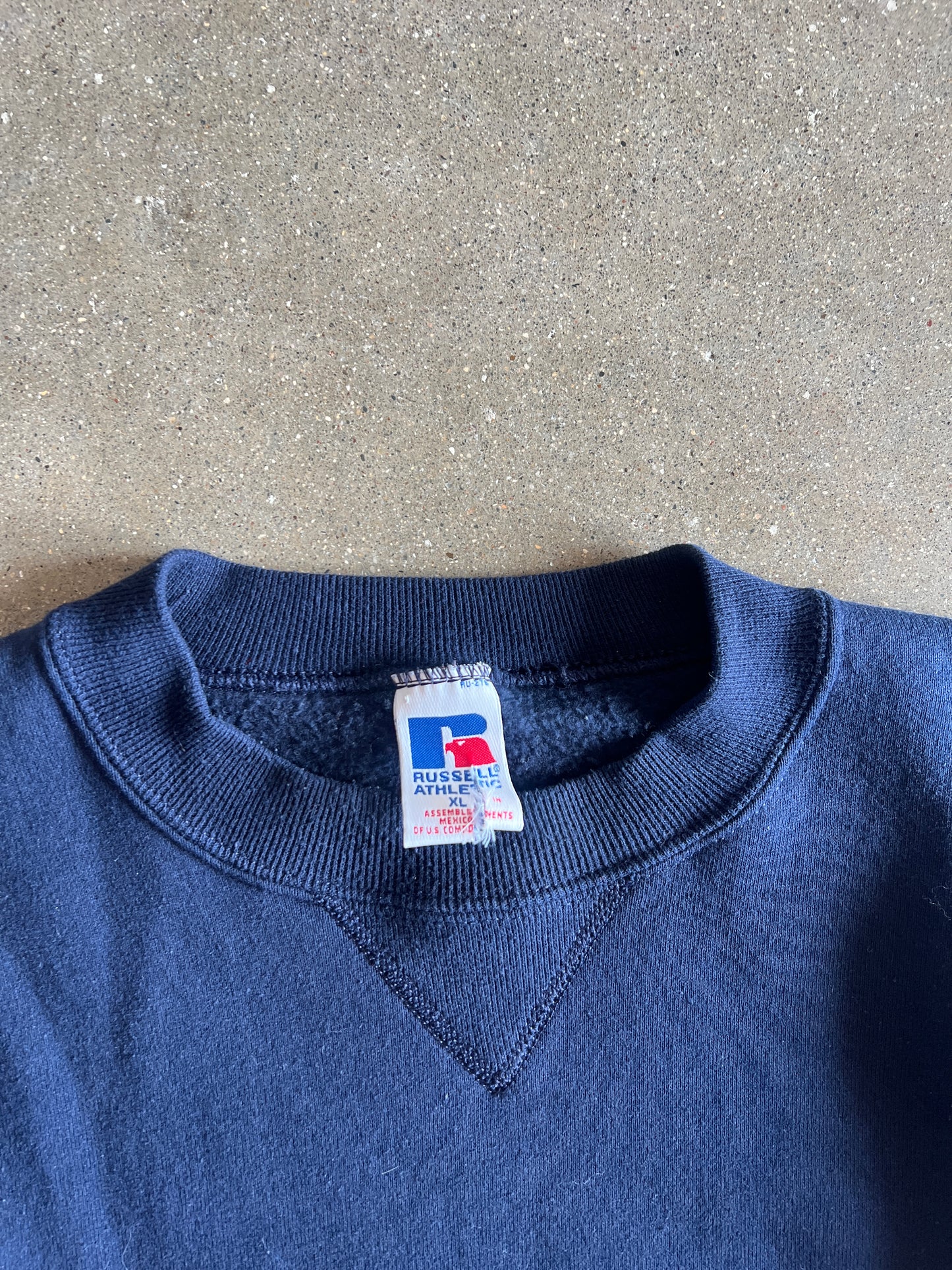 Vintage Navy Blue NY Yankees Crew - XL