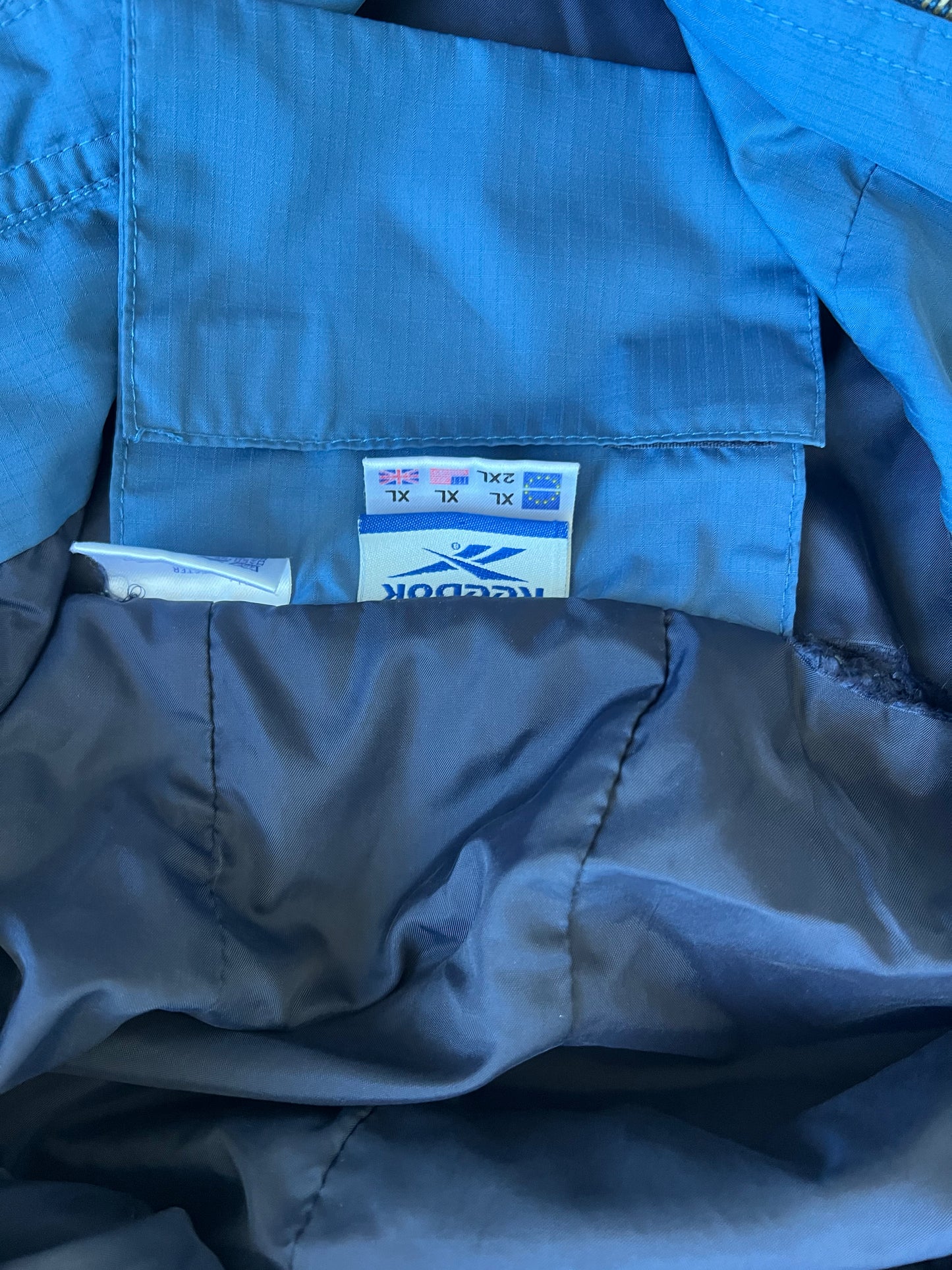 Vintage Blue Reebok Windbreaker Jacket - XXL