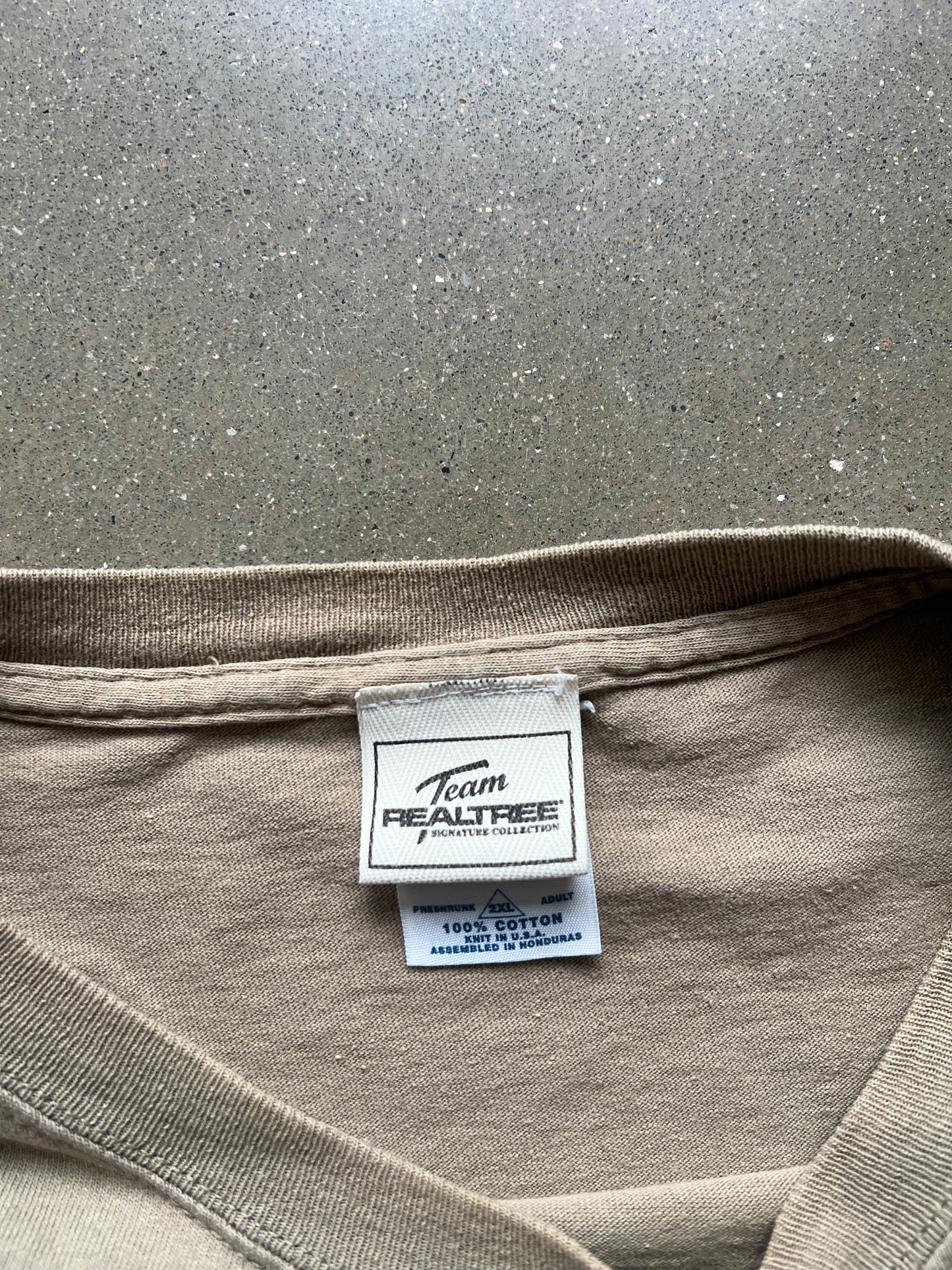 Vintage Tan RealTree Oversized Shirt - XL