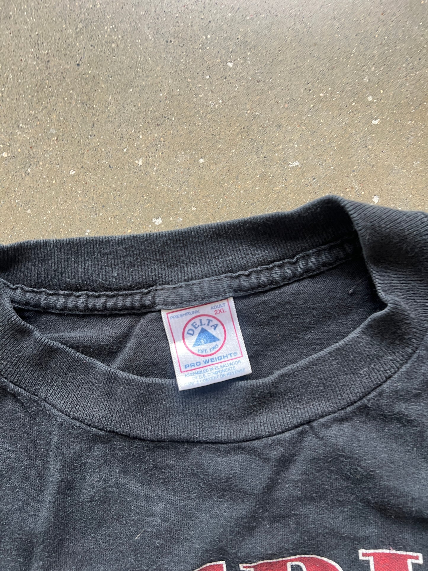 Vintage Black American Jesus Tee - XL