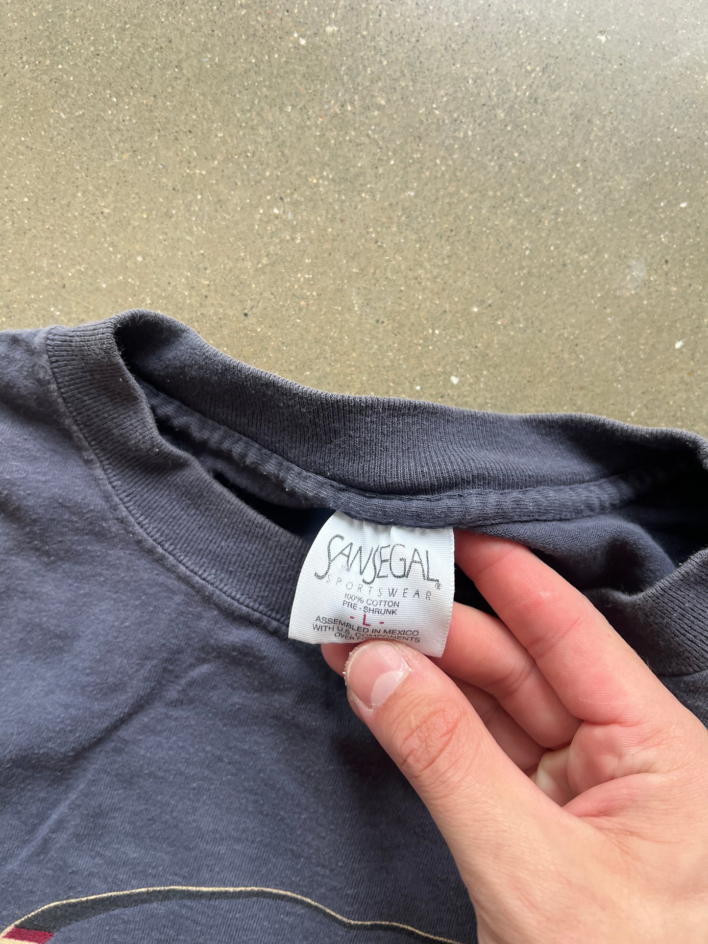 Vintage Vintage Navy Blue Cripple Creek Colorado Shirt - L