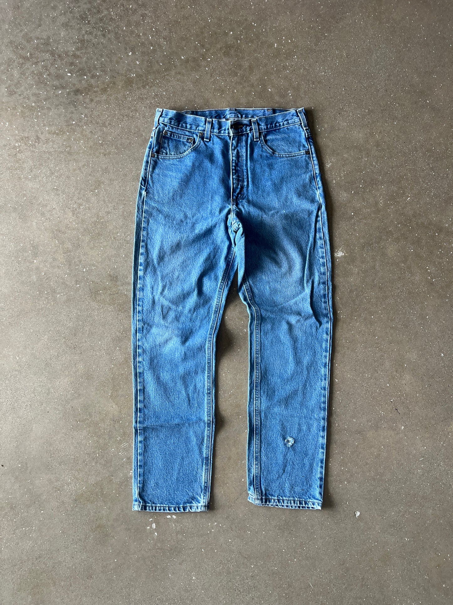 Vintage Blue Carhartt Carpenter Pants 34x32