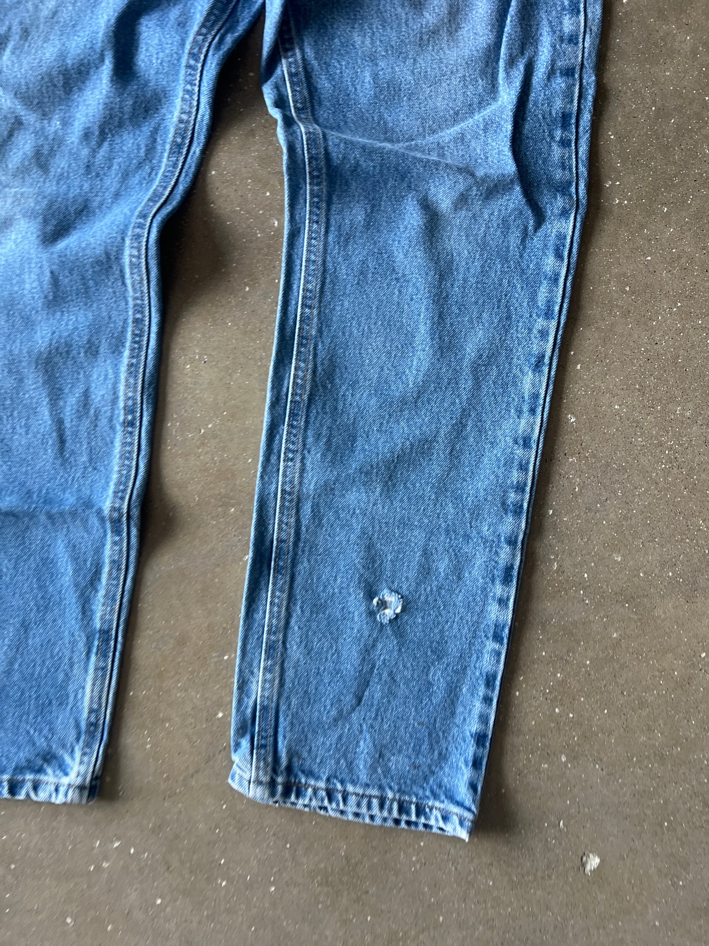 Vintage Blue Carhartt Carpenter Pants 34x32