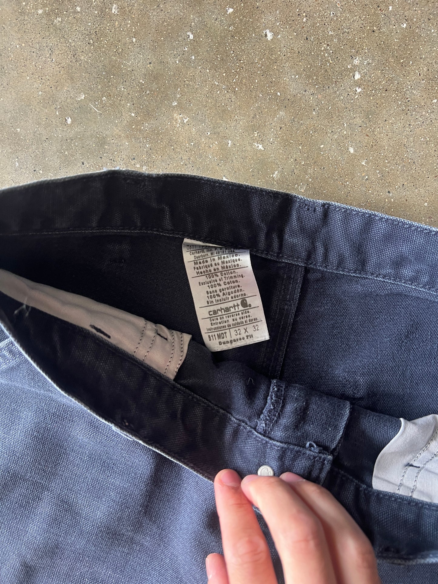 Vintage Blue Carhartt Carpenter Pants - 32x32