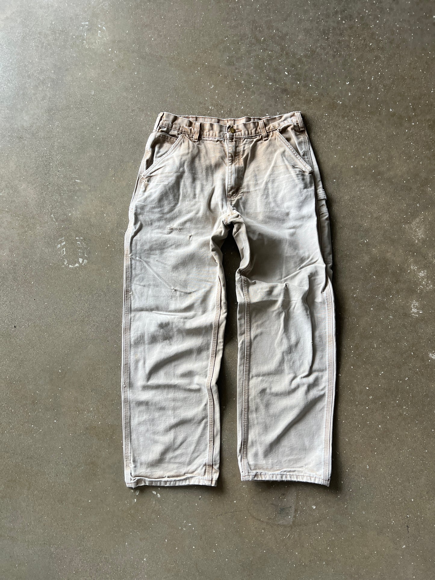 Vintage Tan Carhartt Carpenter Pants - 34x32