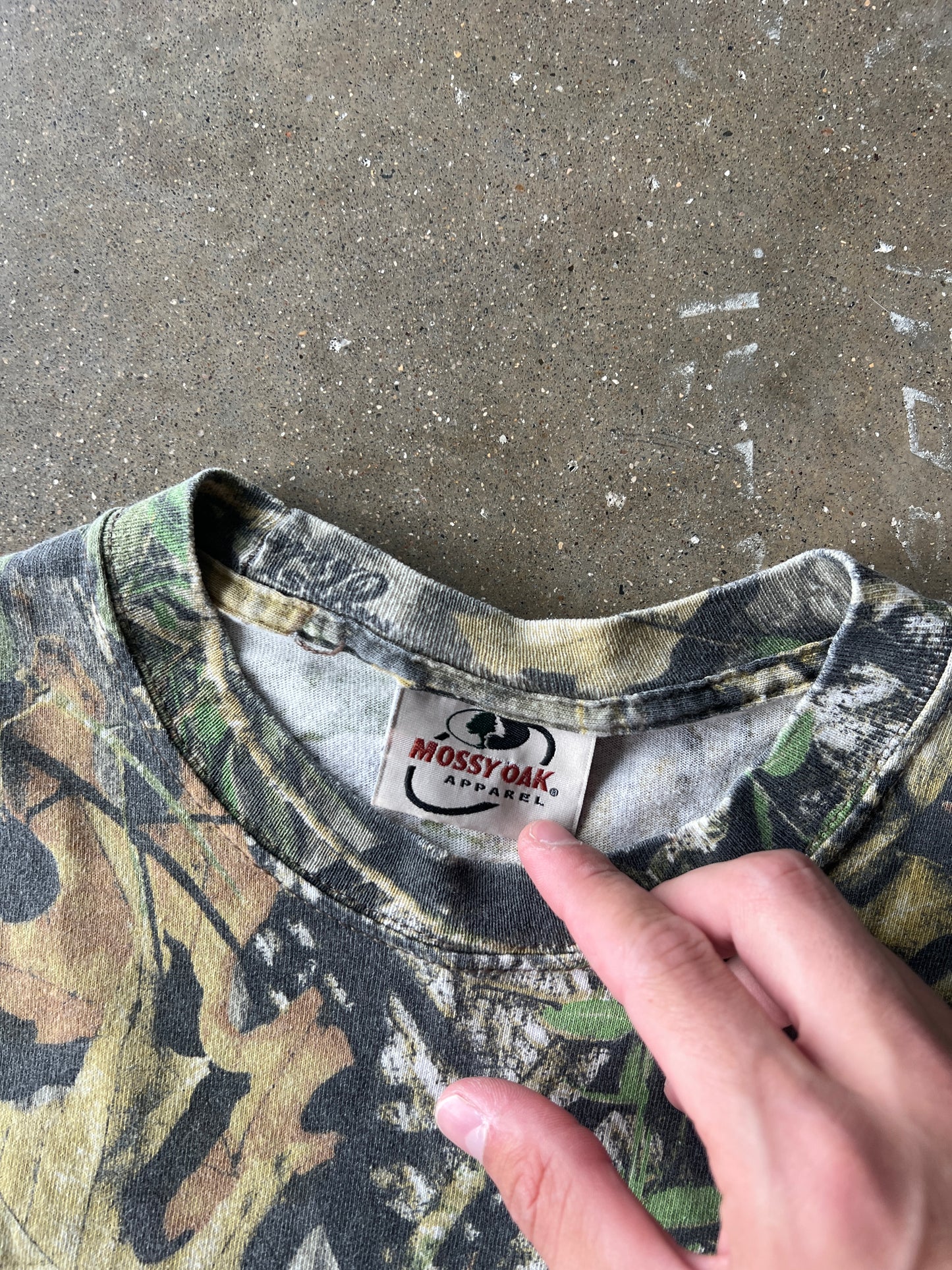 Vintage Camo Mossy Oak Long Sleeve