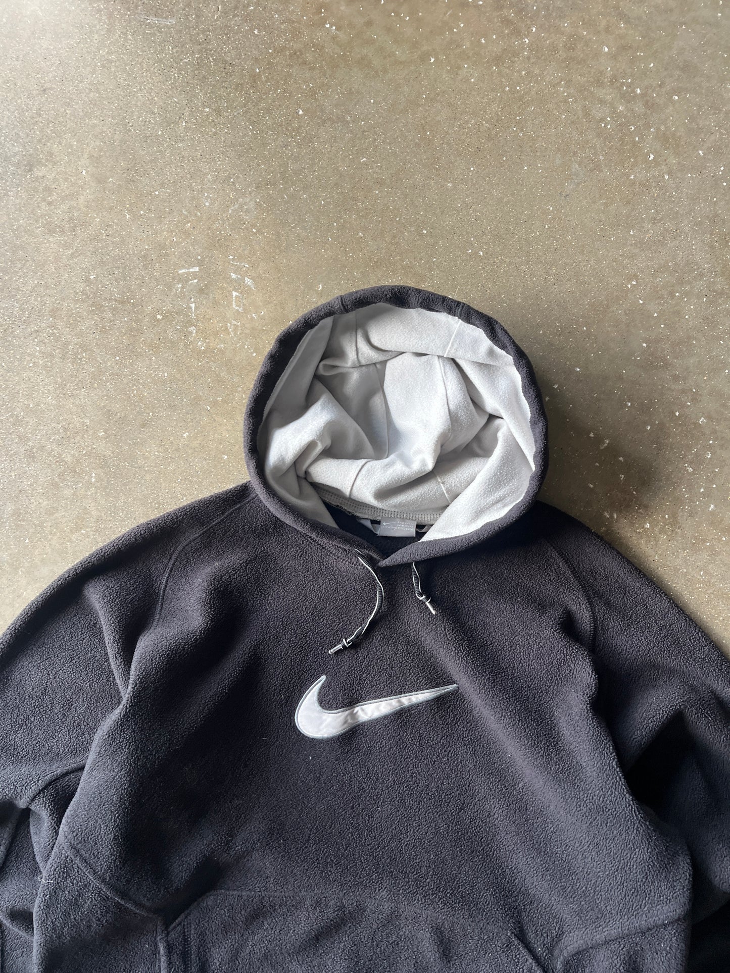 Vintage Black Nike Hoodie - S