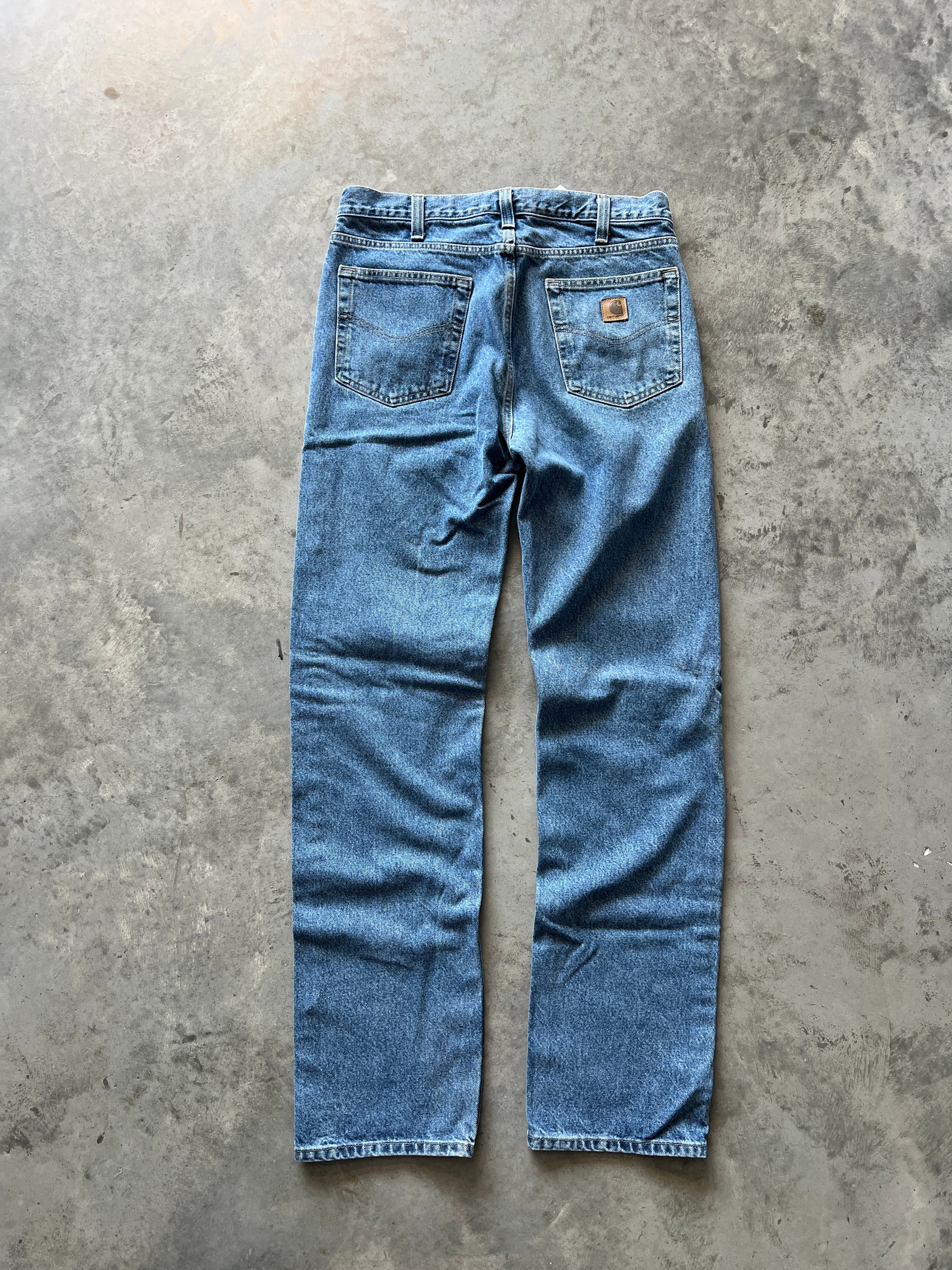 Vintage Blue Carhartt Carpenter Pants - 32x36