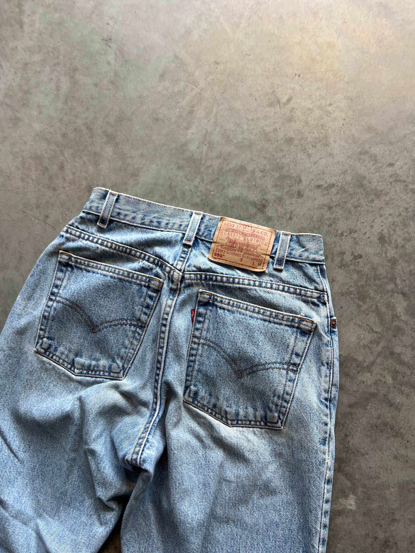 Vintage Faded Blue Levi 550 Pants - 28x30