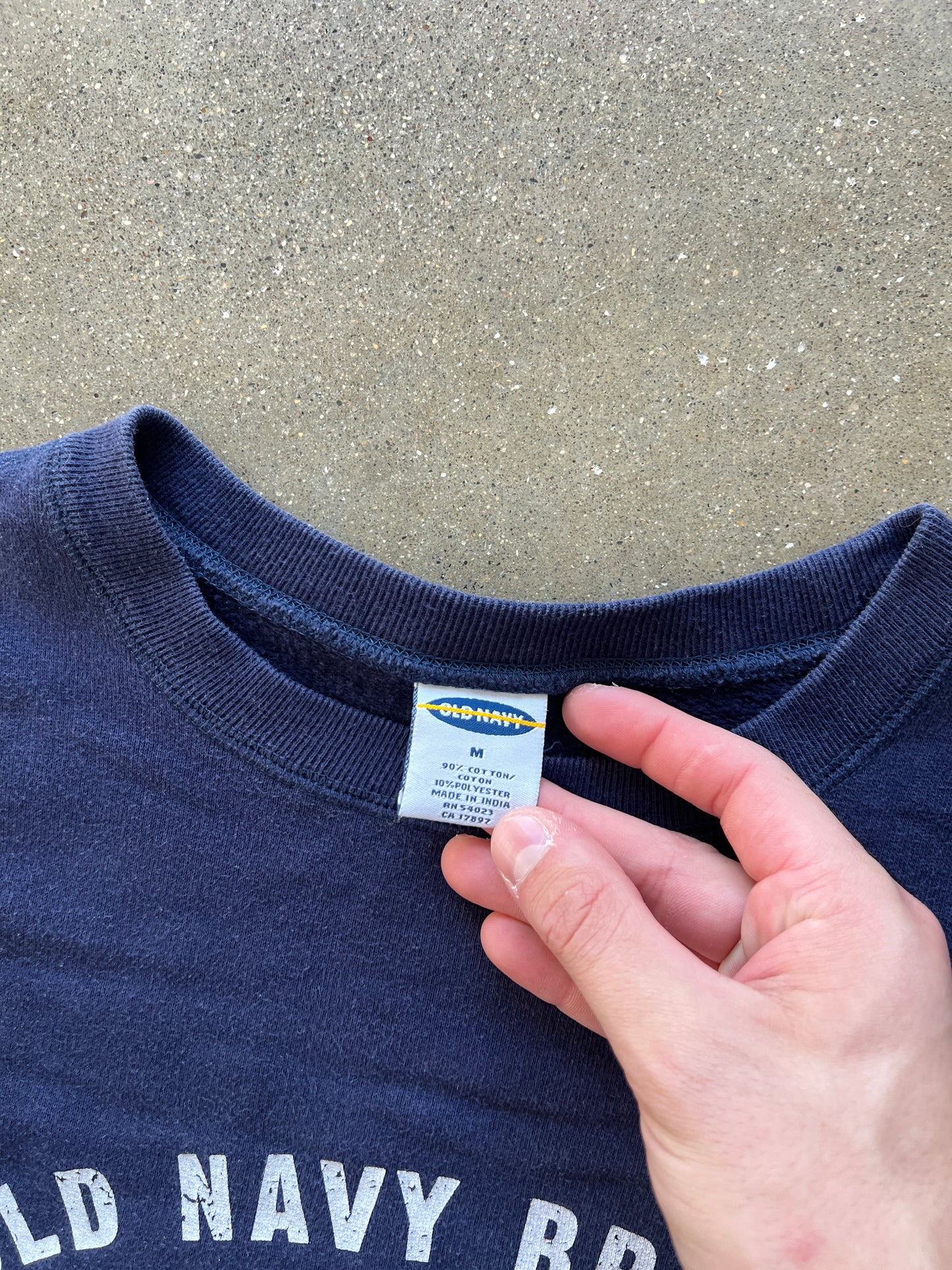 Vintage Navy Blue Old Navy Longsleeve - M