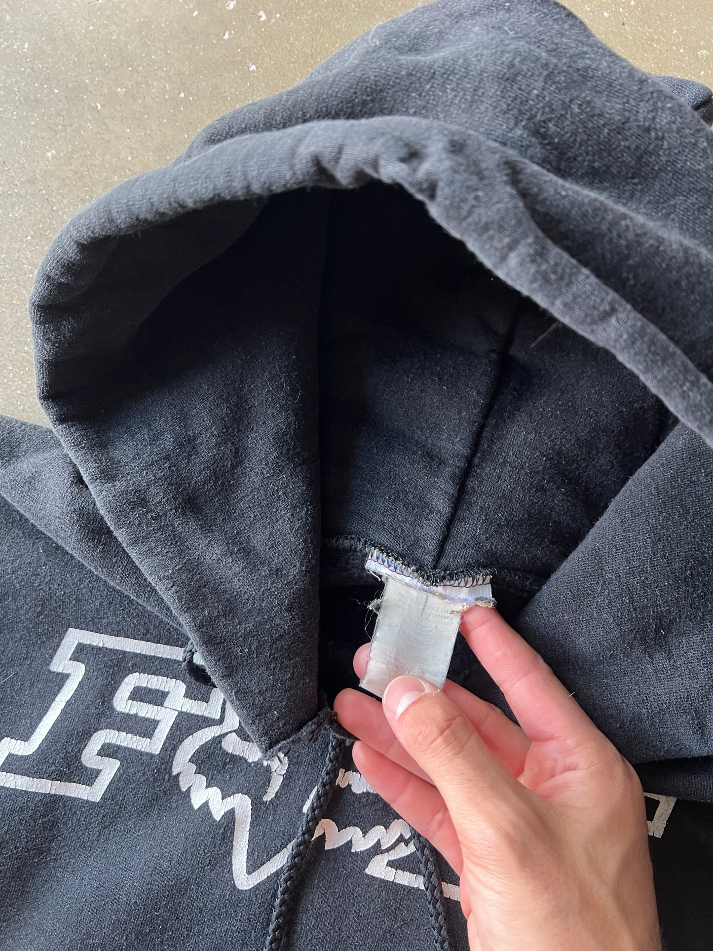 Vintage Black Fox Racing Hoodie - XL