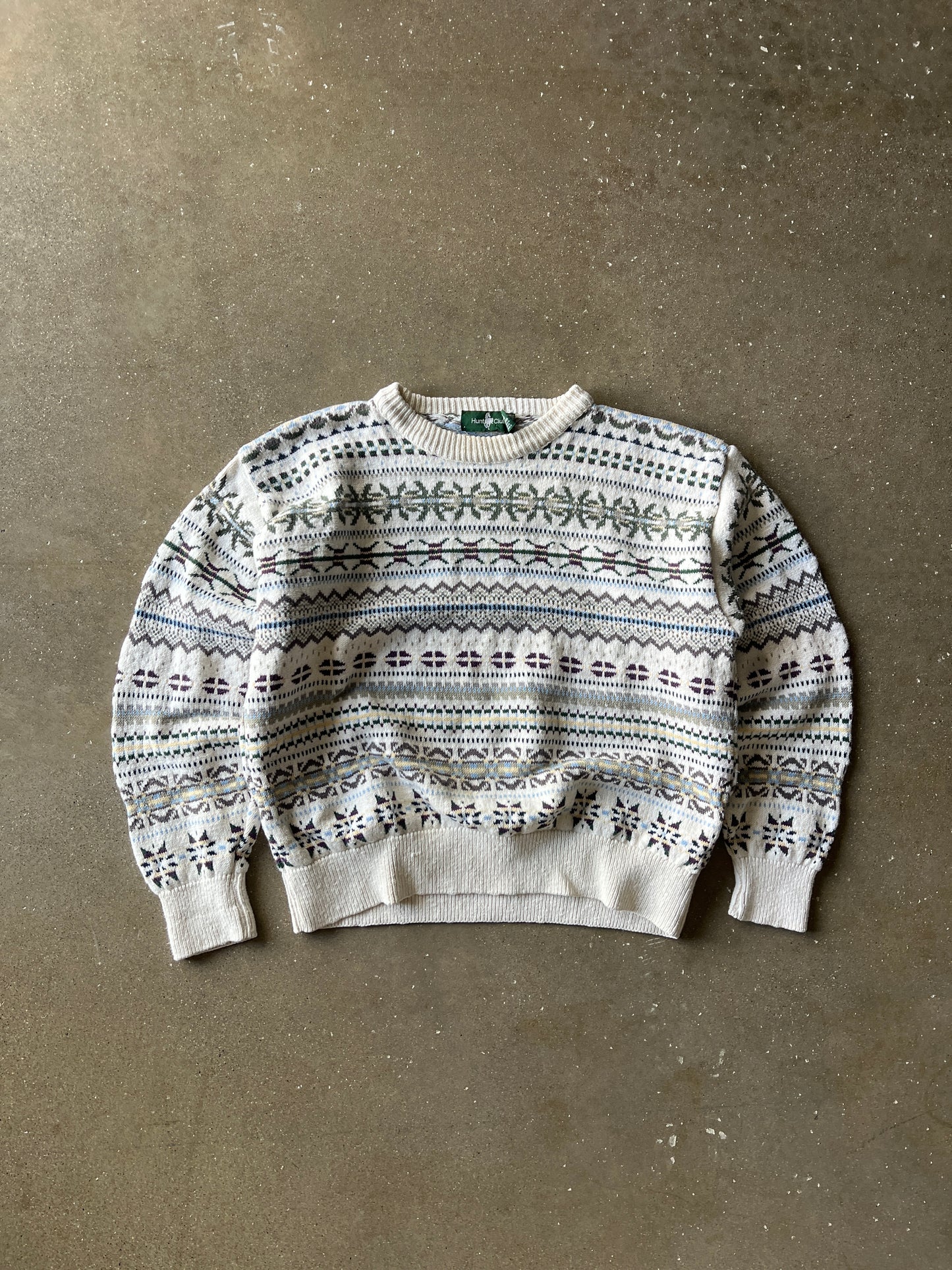 Vintage Hunt Club Knit Sweater - L
