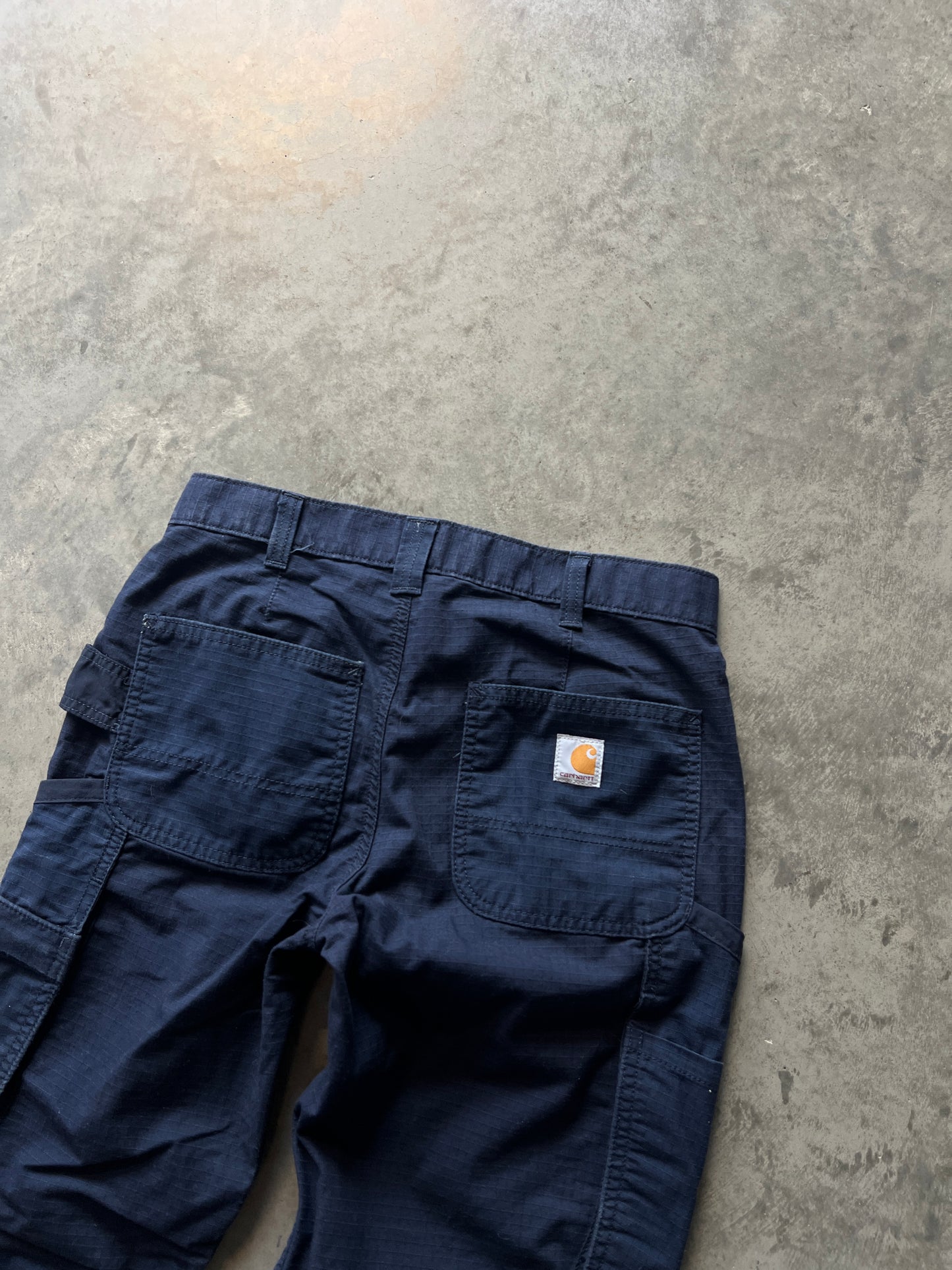 Vintage Navy Blue Carhartt Cargo Pants - 32x29