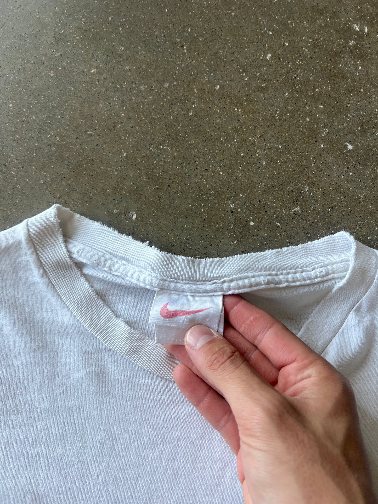 Vintage Faded Distressed Nike Shirt - XL