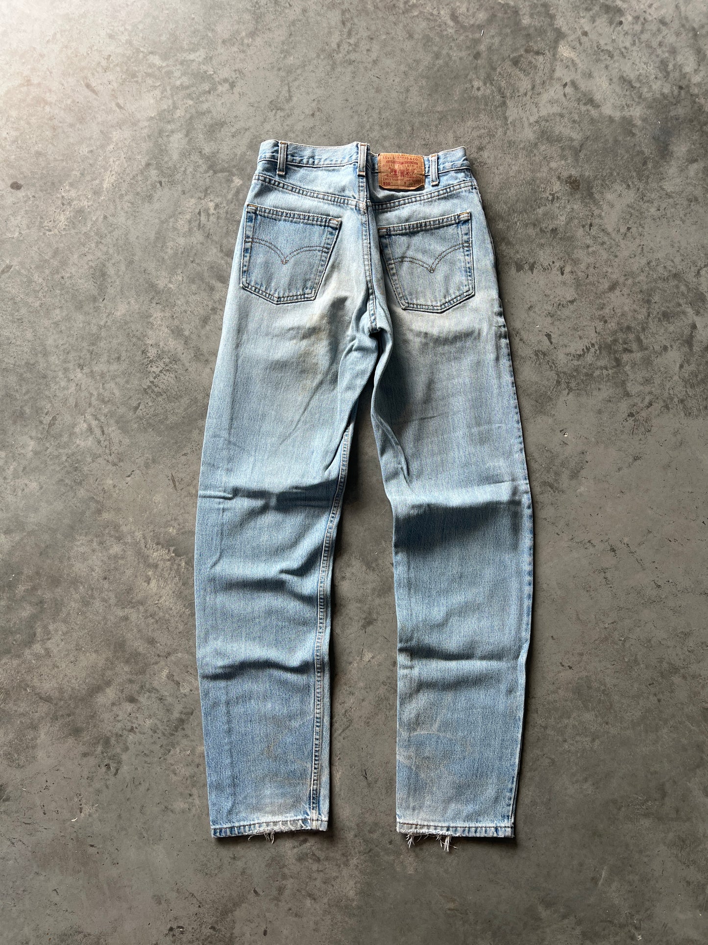 Vintage Faded Blue Baggy Levi Pants - 30x36