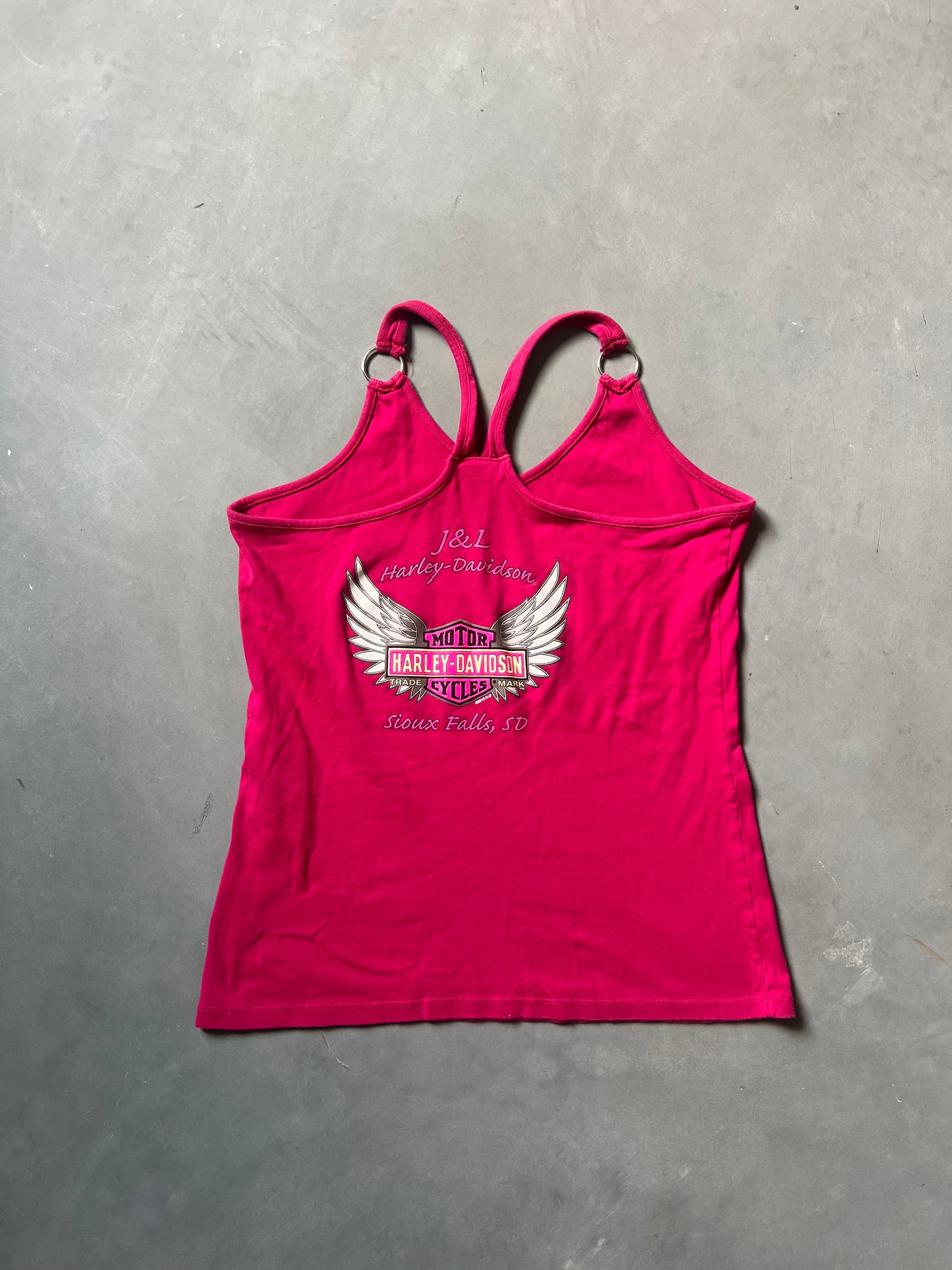 Pink Harley Davidson Tank Top - XL