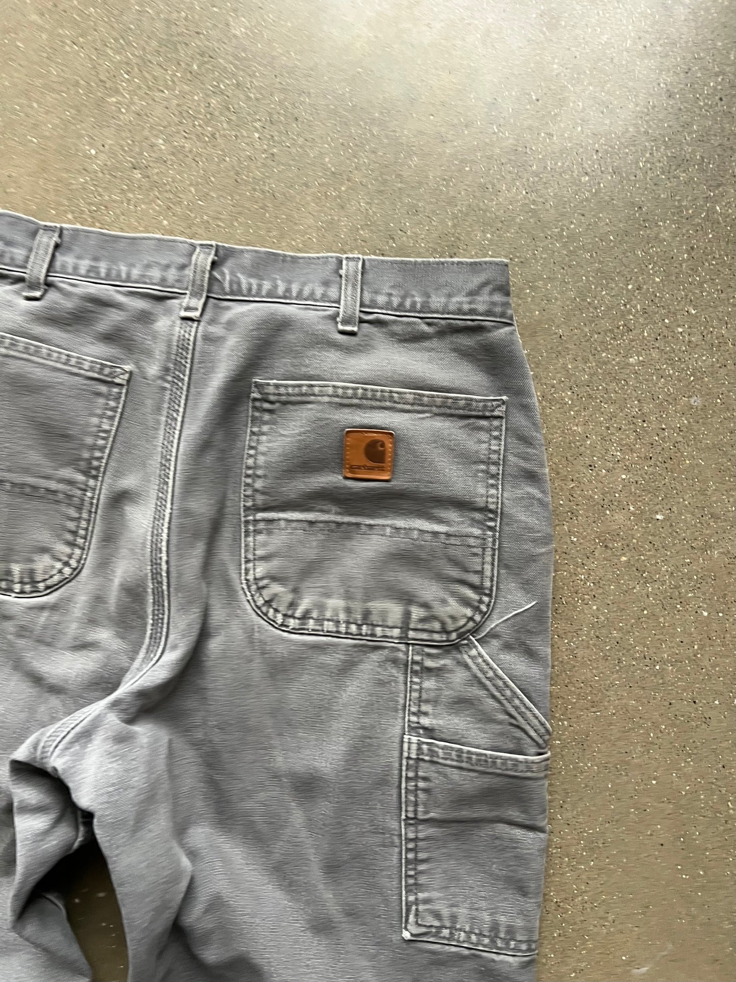 Vintage Stone Grey Carhartt Carpenter Pants - 32