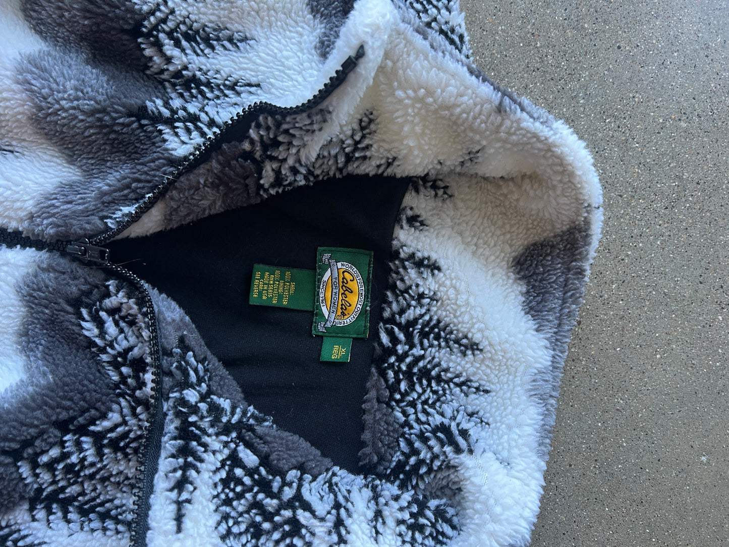 Vintage 90s Cabalas Winter Fleece Jacket - XL