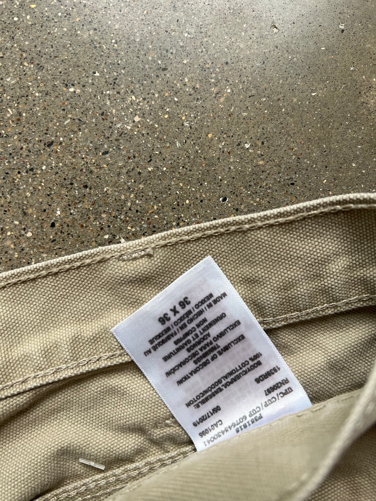 Vintage Cream White Dickie Carpenter Pants - 36