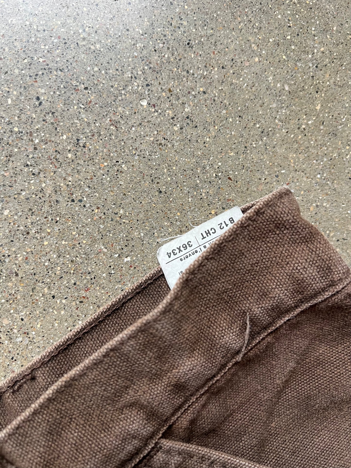 Vintage Mocha Brown Carhartt Carpenter Pants - 36