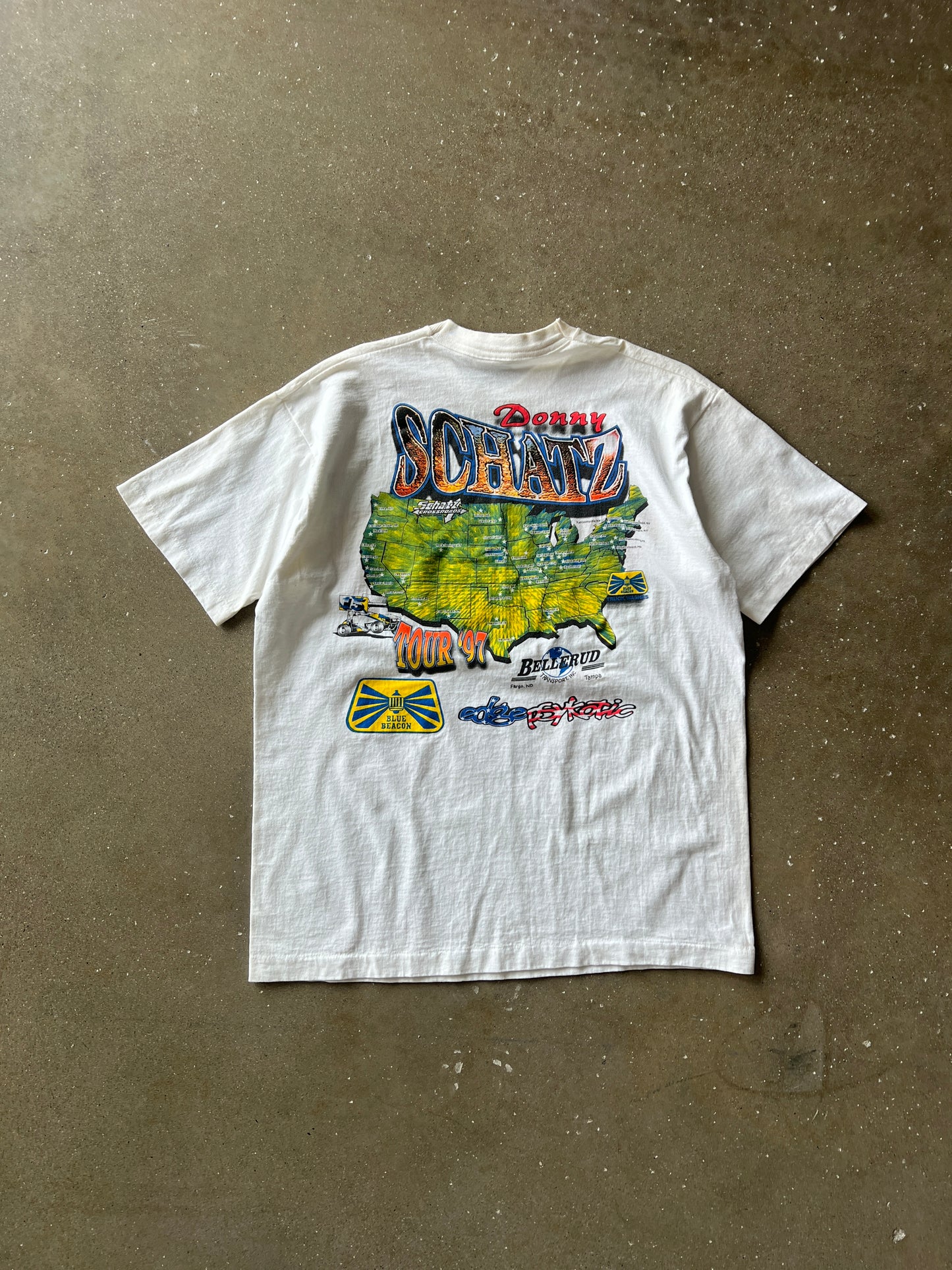 Vintage Donny Schatz Car Shirt - L