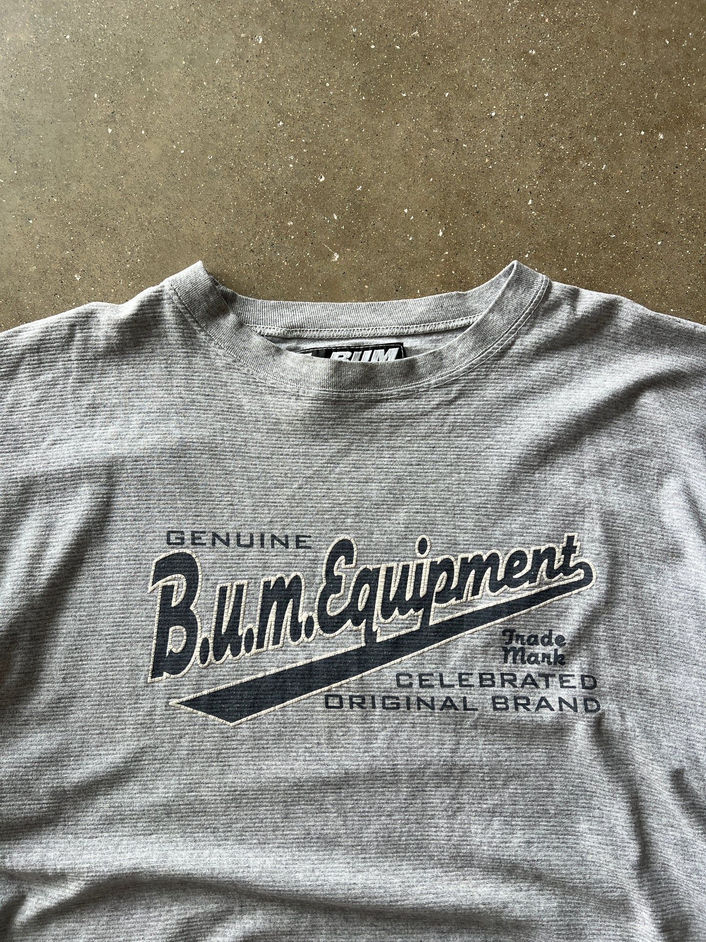Vintage Grey Bum Sport Shirt - M