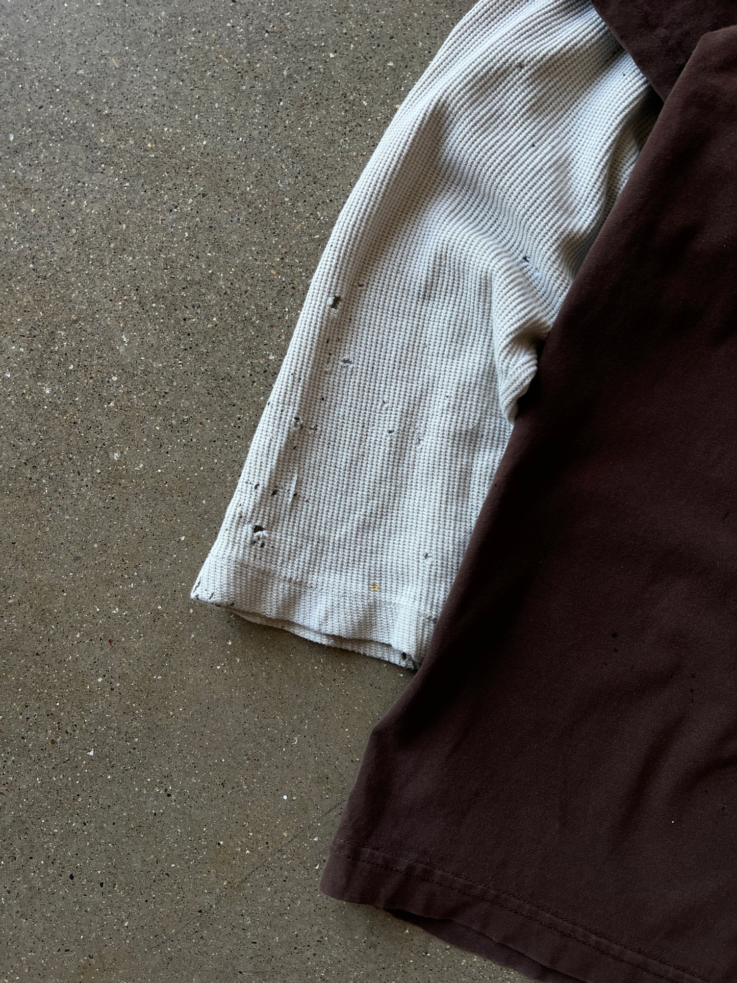 Vintage Brown Dickies Thermal Shirt - L