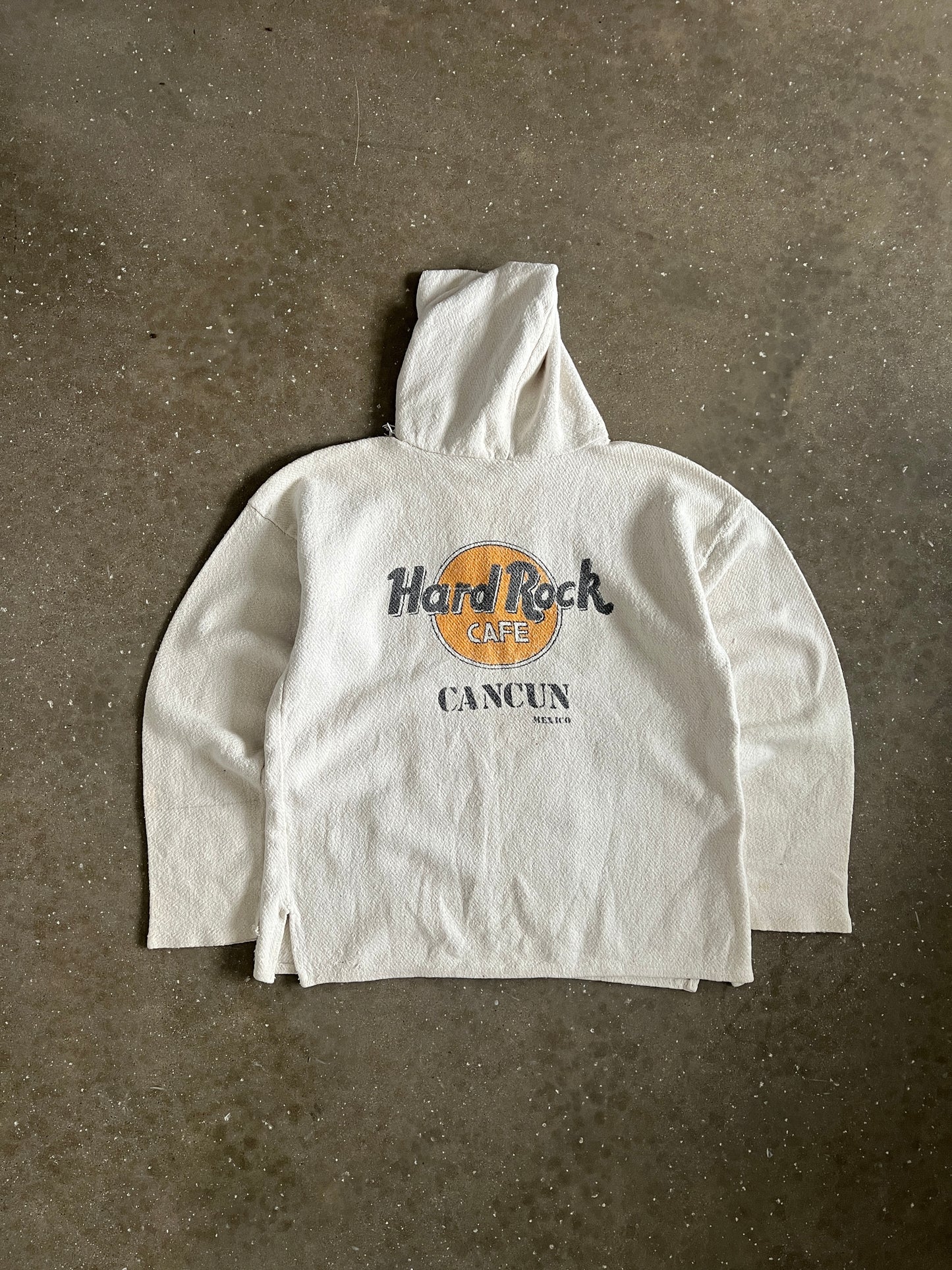Vintage White Hard Rock Cancun Hoodie - L