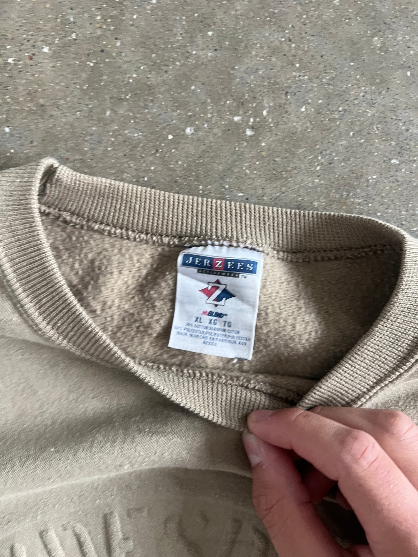 Vintage Tan Budweiser Sweater - XL