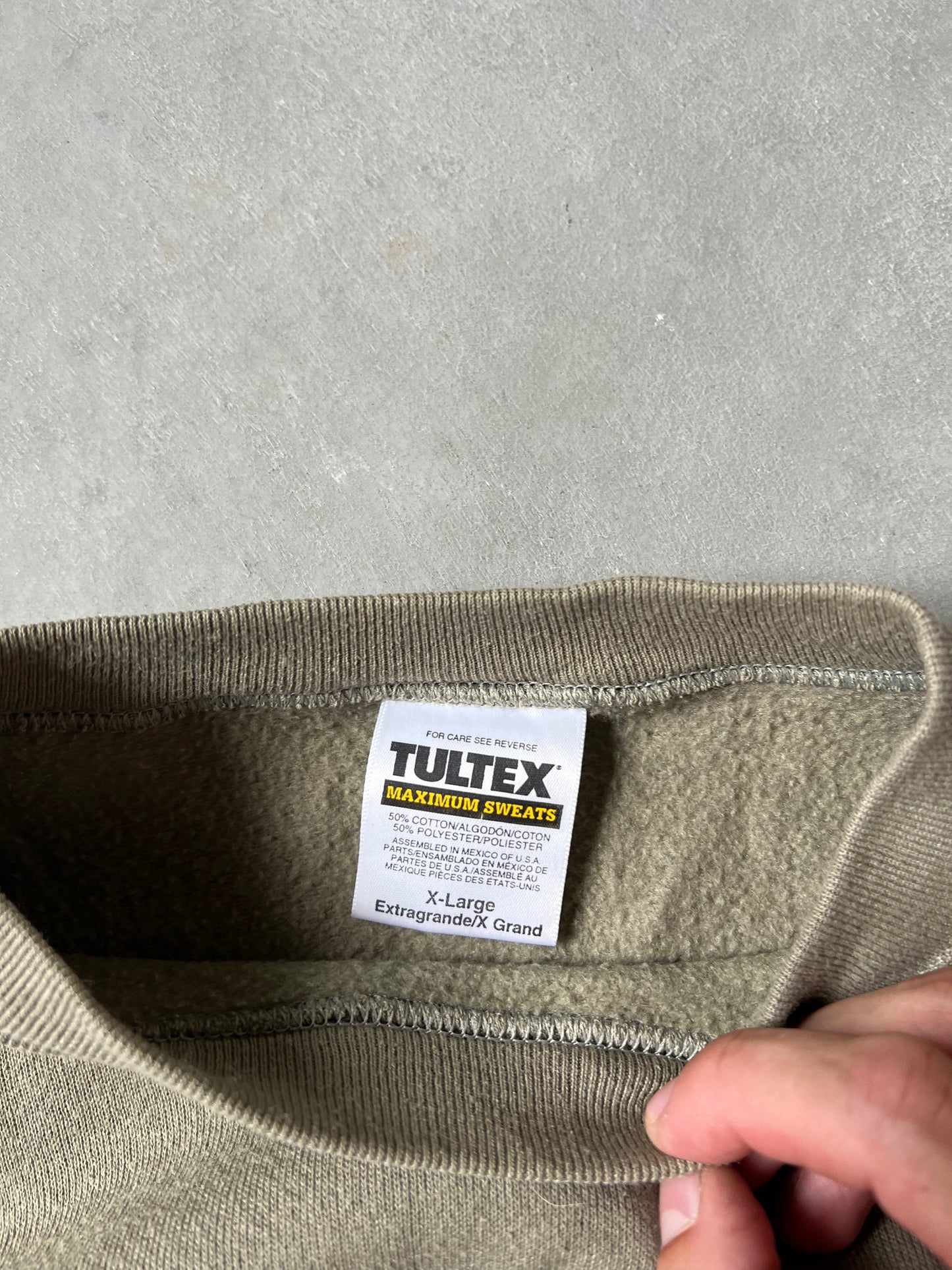 Vintage Tan Cabelas Dog Crewneck - XL