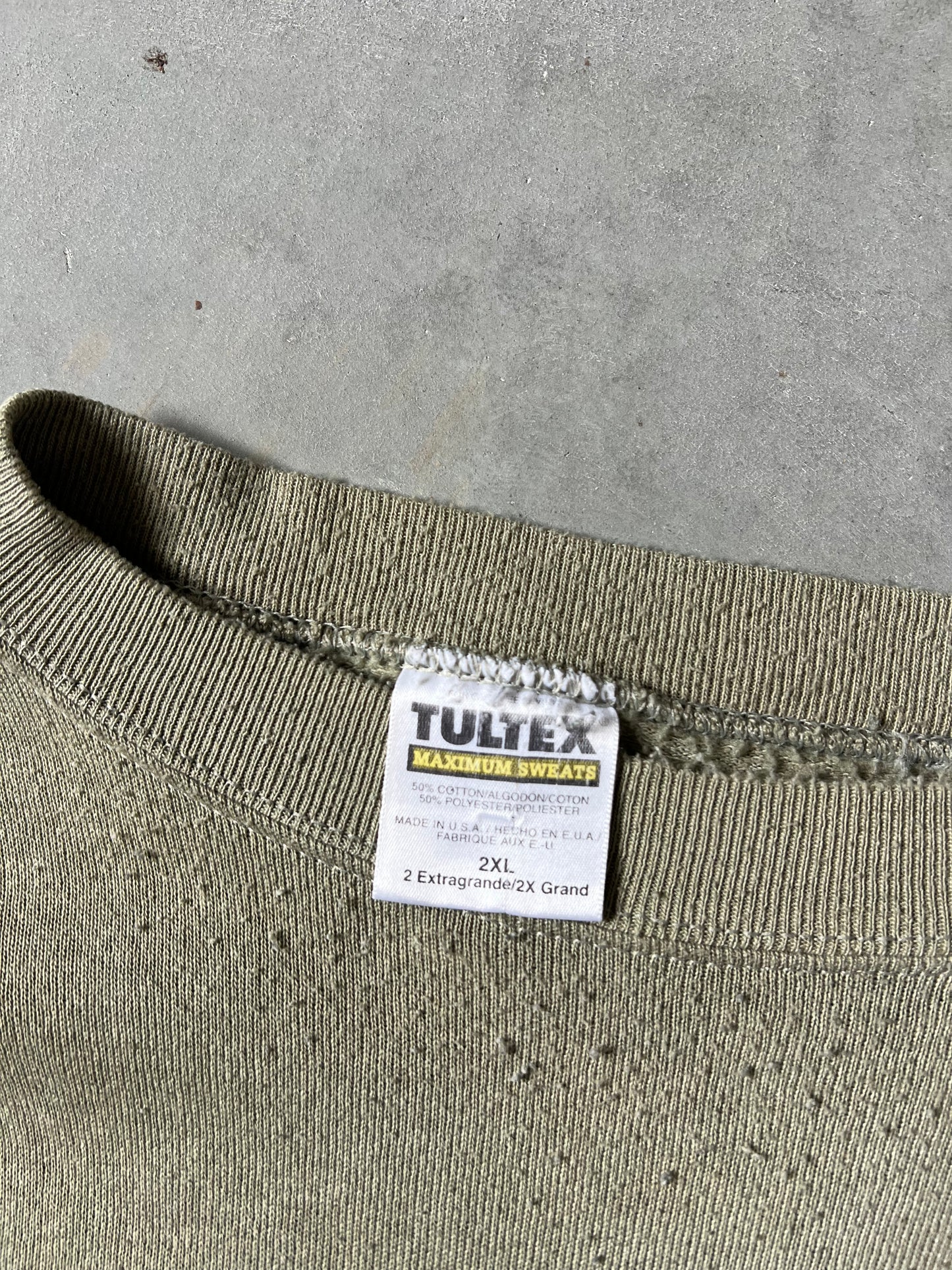 Vintage Tan John Deer Sweatshirt - XXL