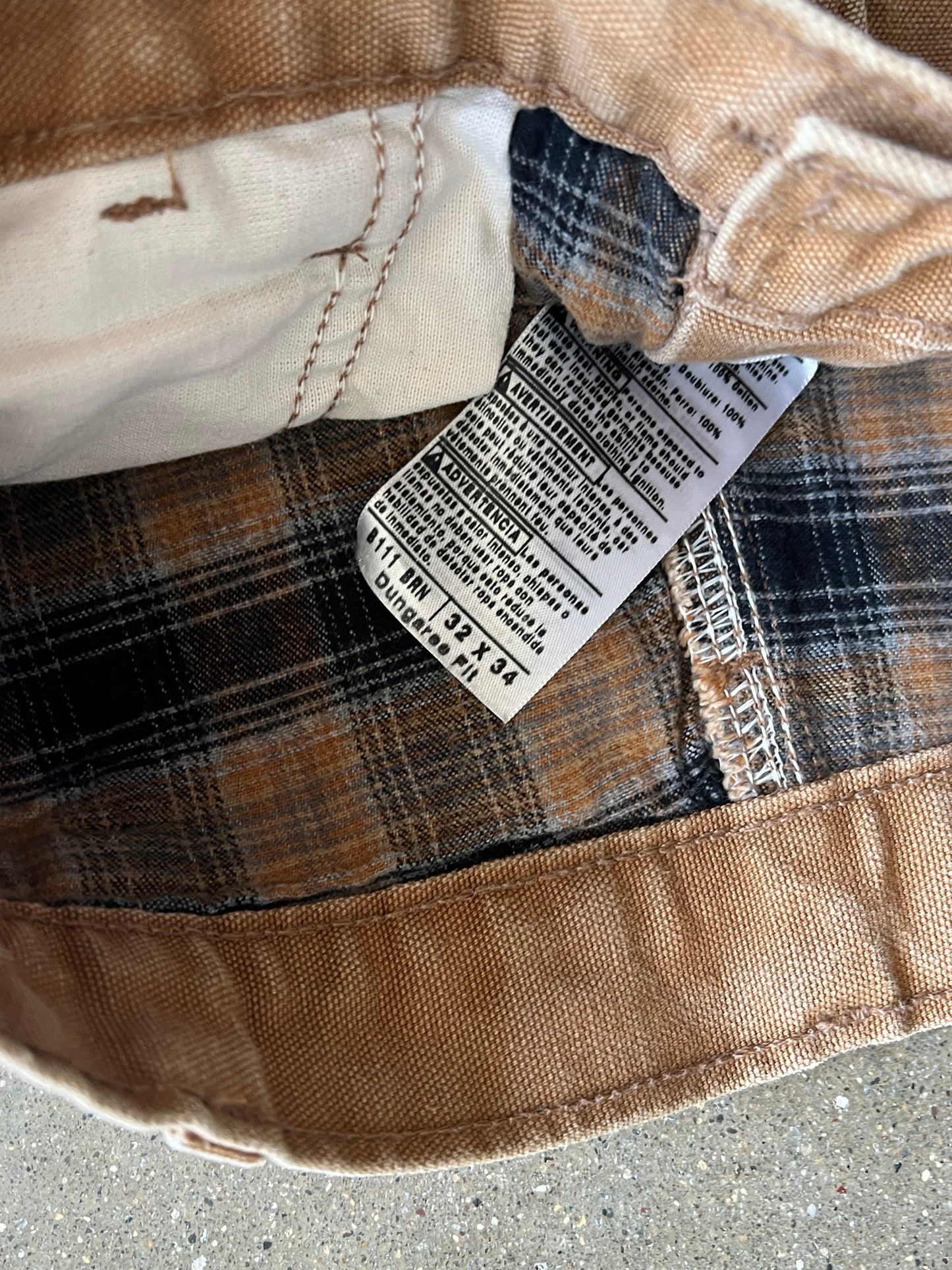 Vintage Tan Carhartt Carpenter Pants - 32x34