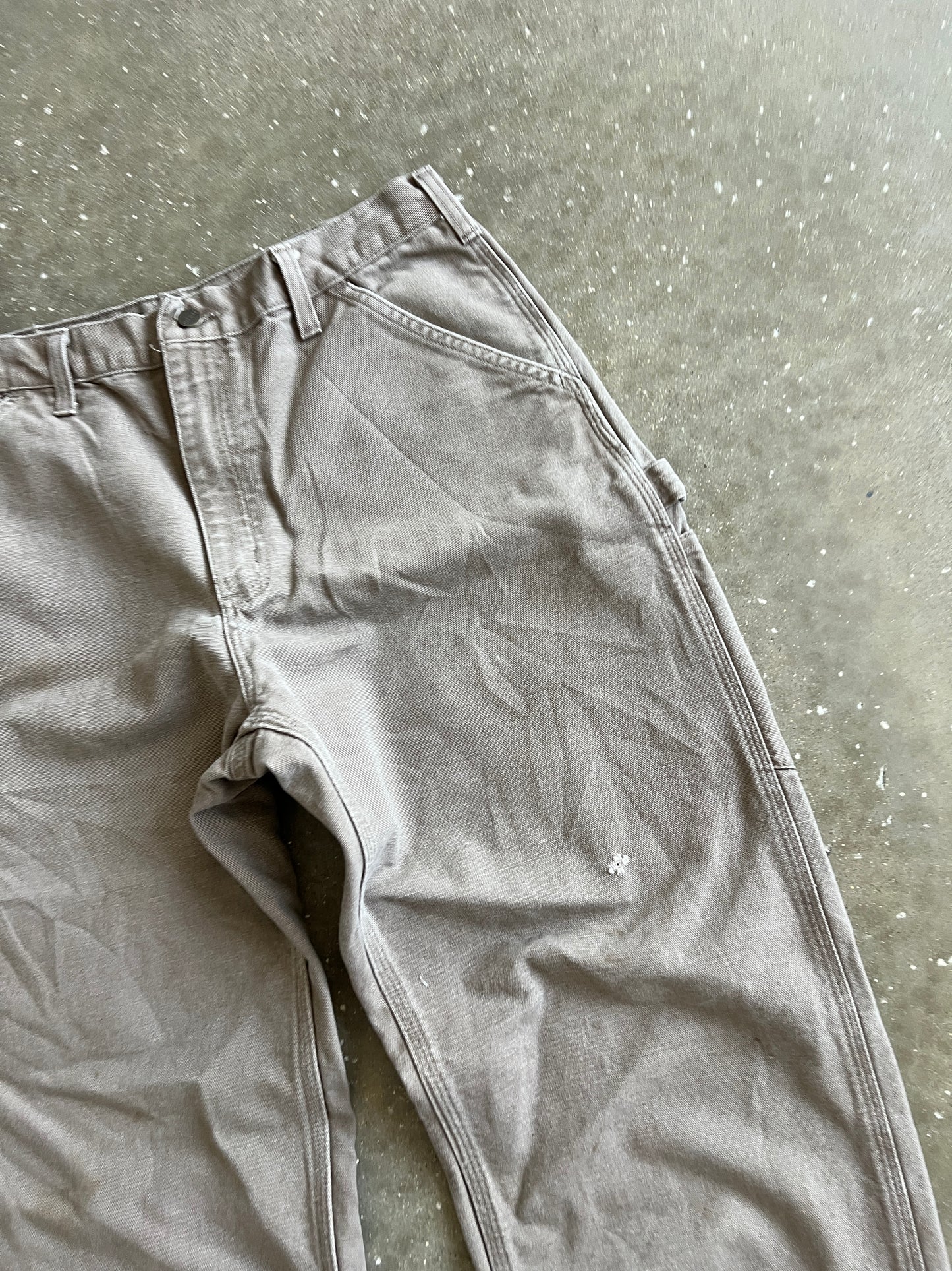 Vintage Cream Carhartt Carpenter Pants - 32x34