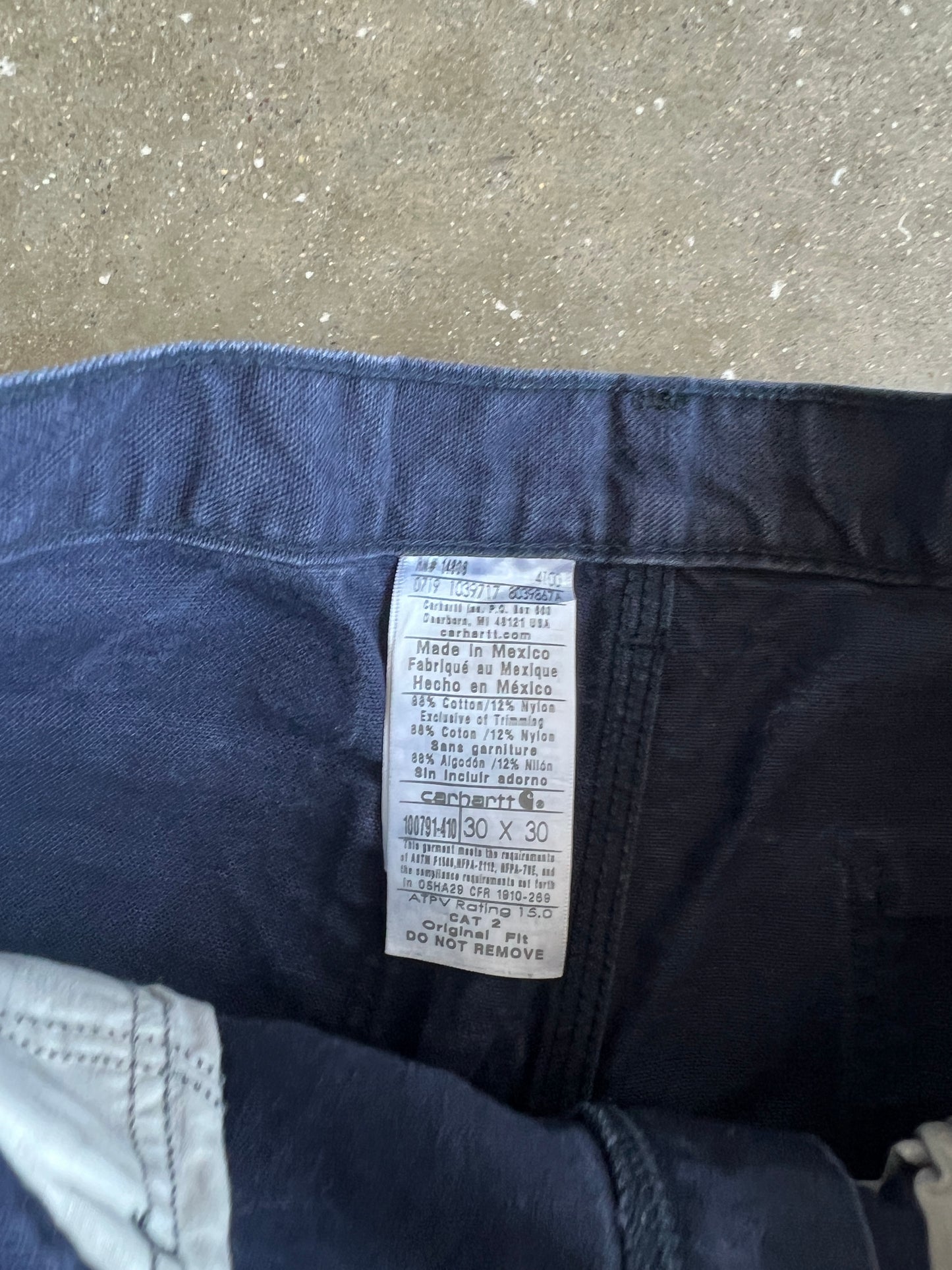Vintage Blue Carhartt Carpenter Pants - 30x30