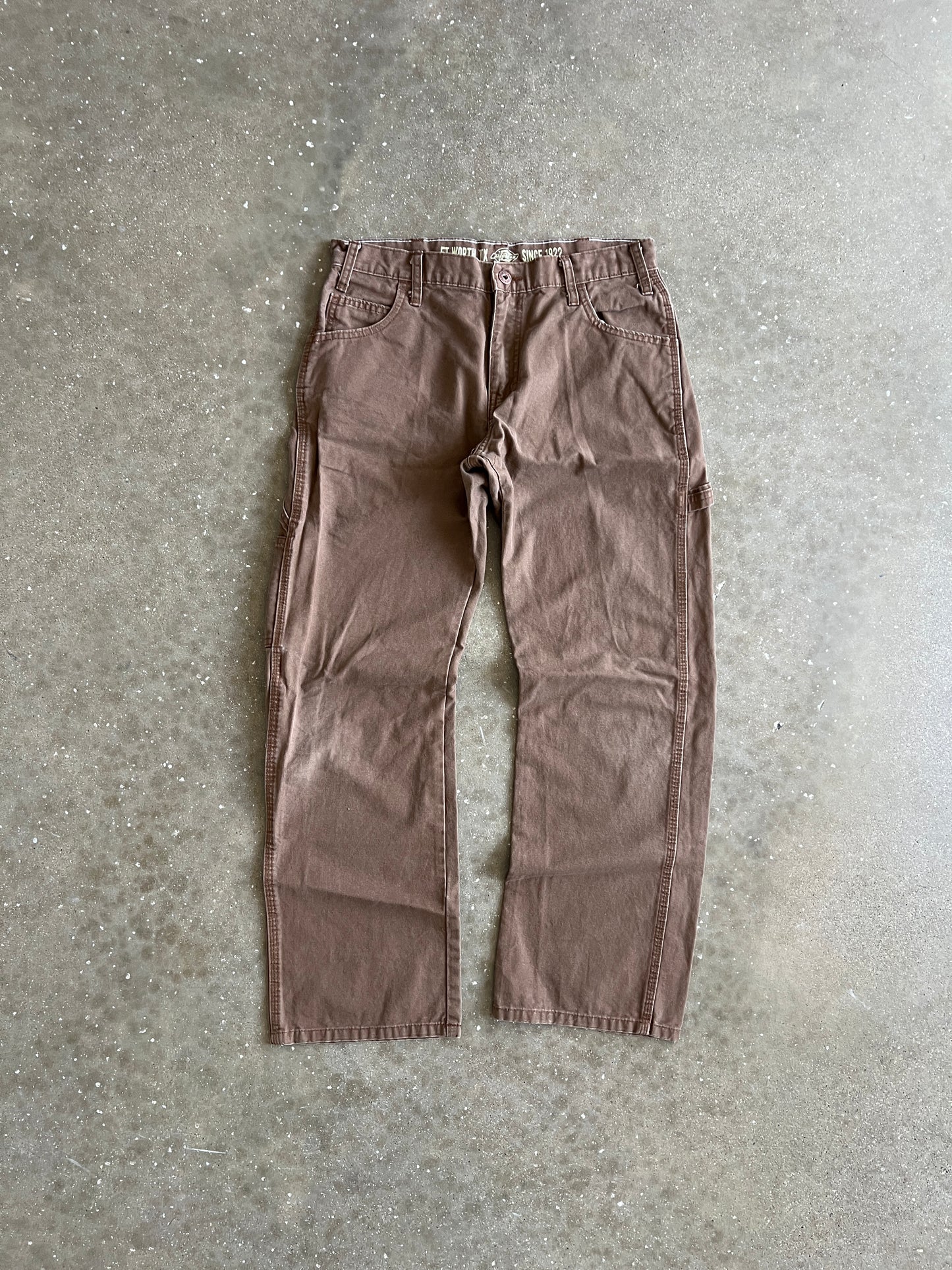 Vintage Brown Dickie Carpenter Pants - 30x30