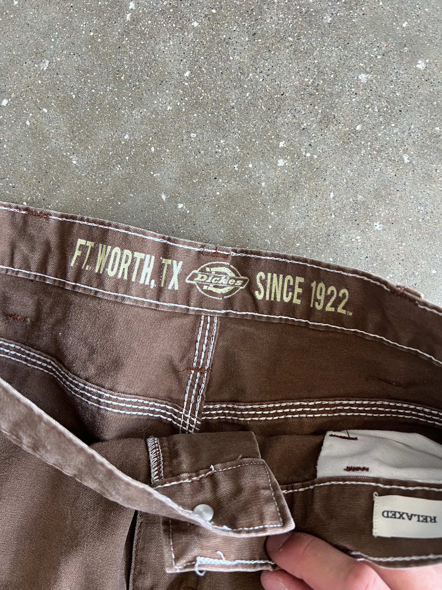 Vintage Brown Dickie Carpenter Pants - 30x30