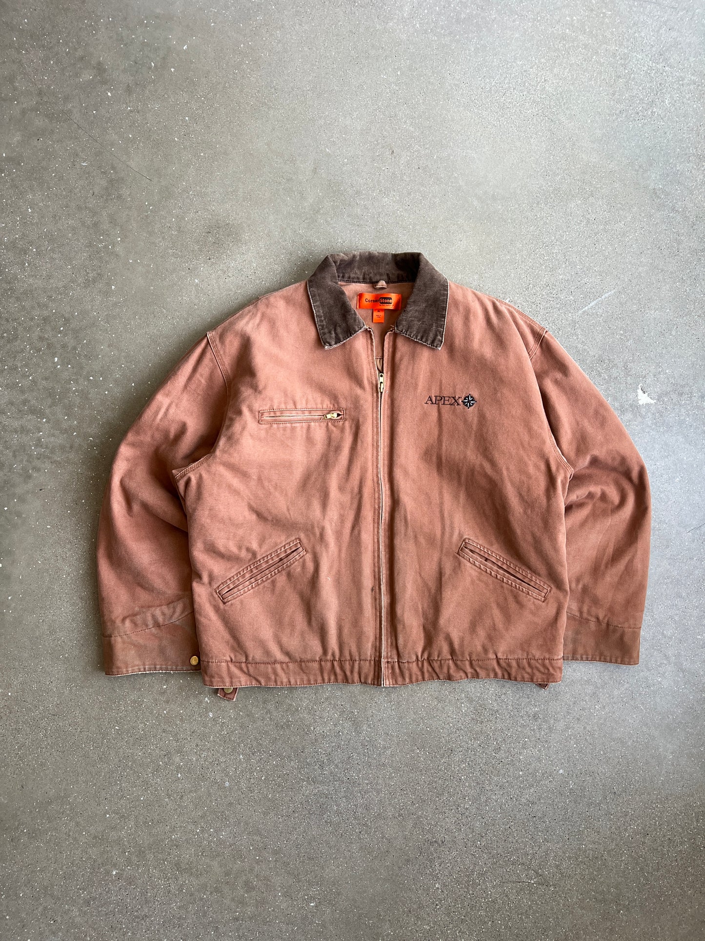 Vintage Sandstone Carhartt Detroit Style Jacket - XL