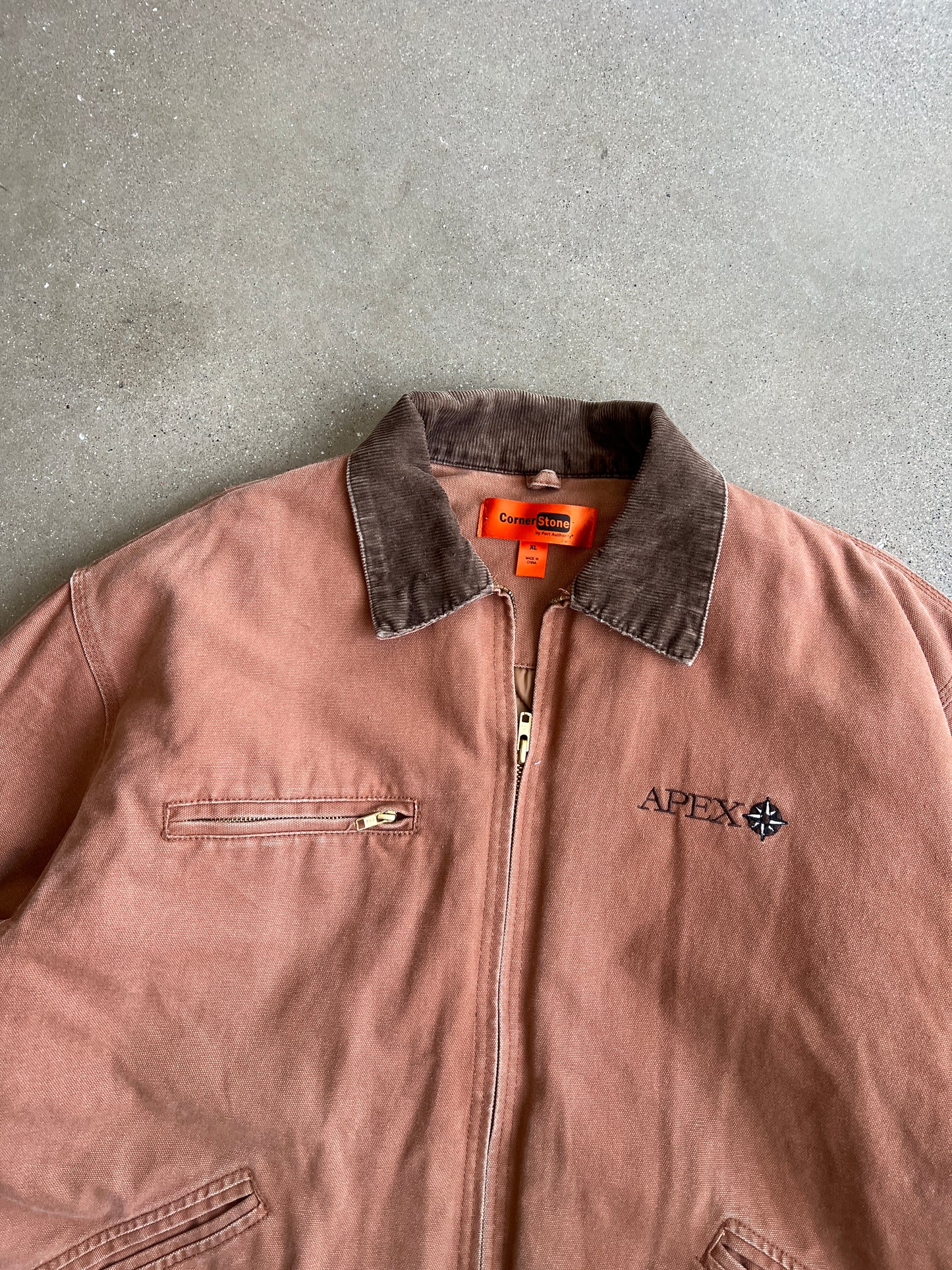Vintage Sandstone Carhartt Detroit Style Jacket - XL