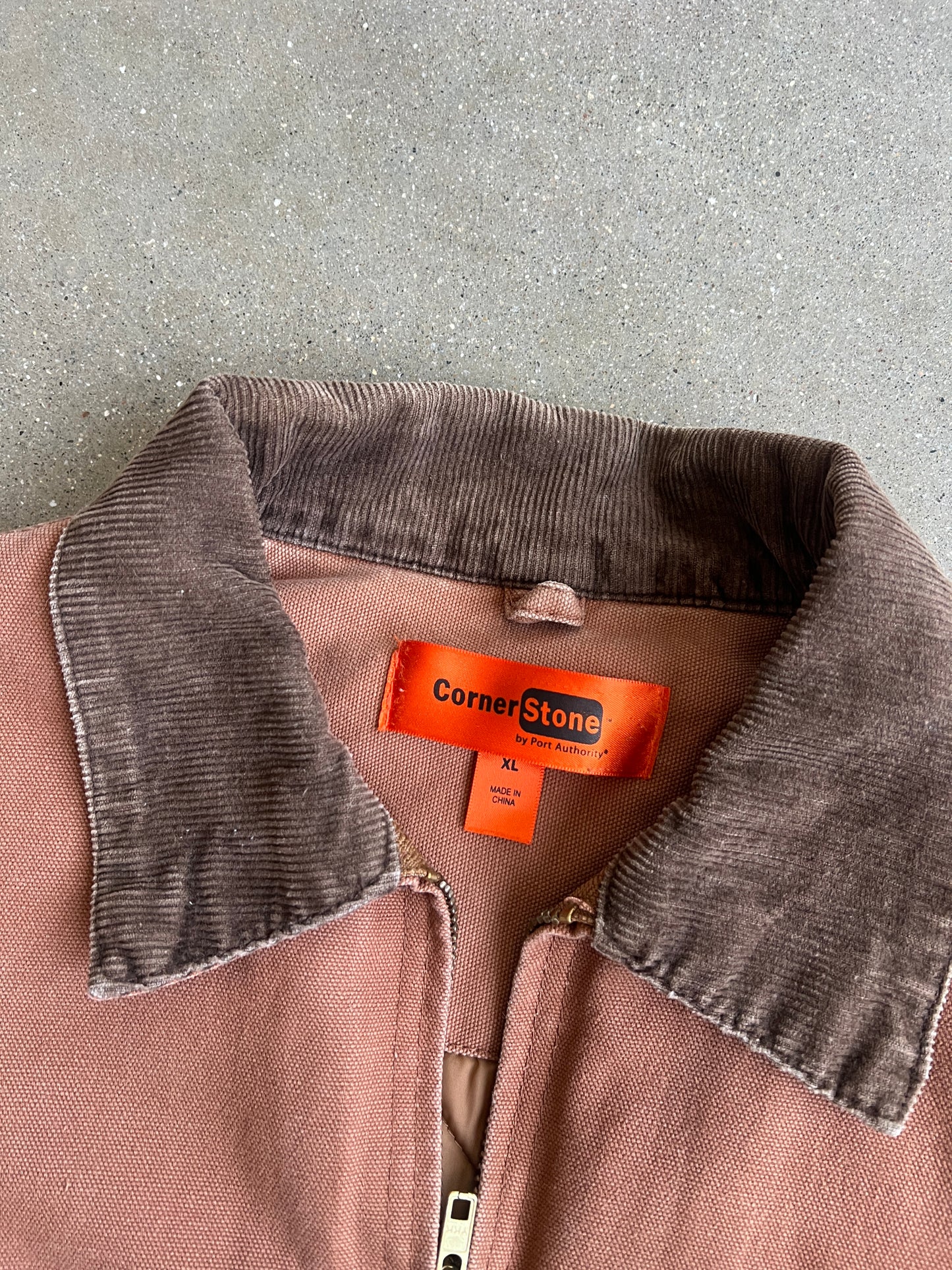 Vintage Sandstone Carhartt Detroit Style Jacket - XL