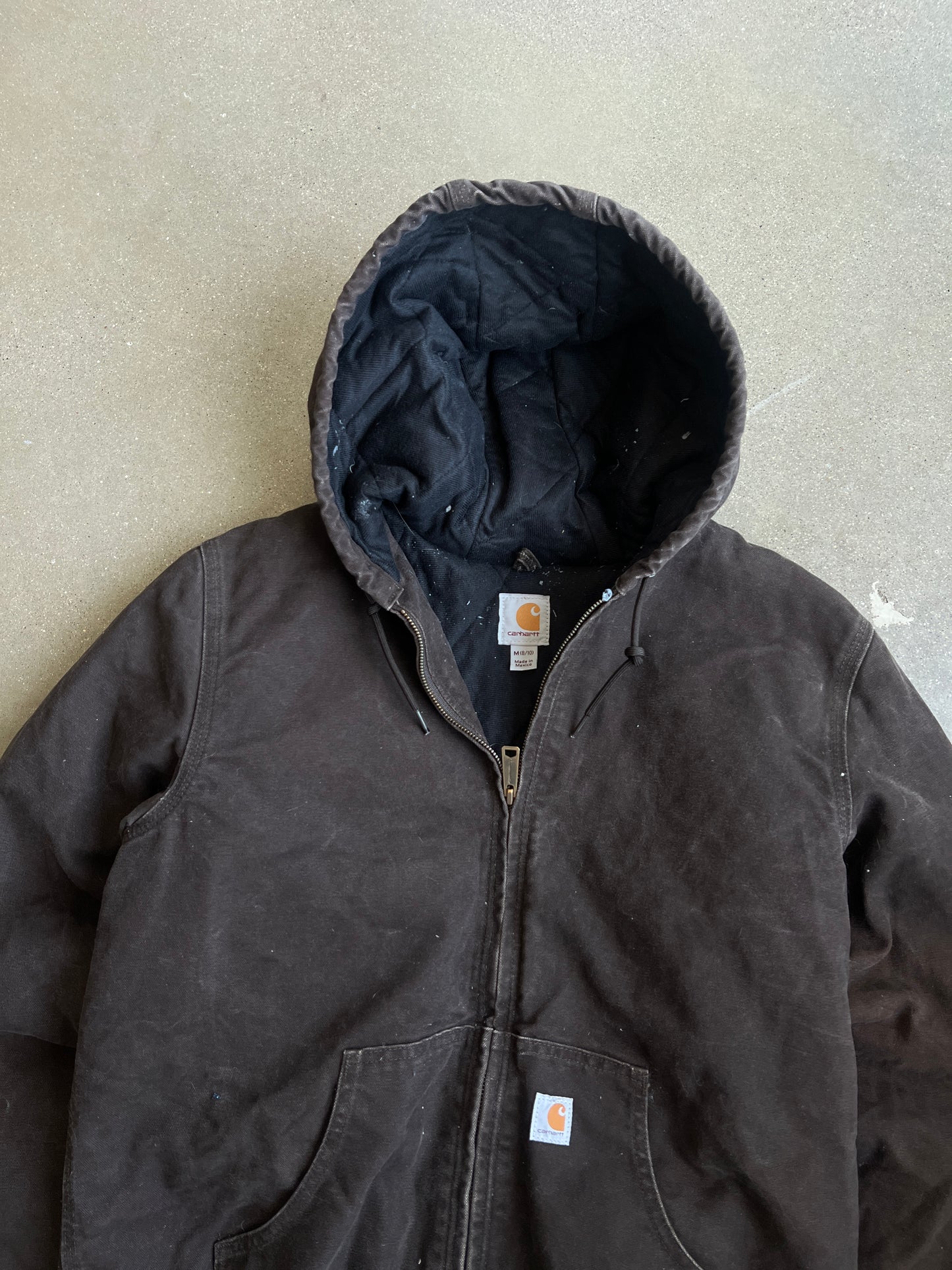 Vintage Dark Brown Carhartt Jacket - M