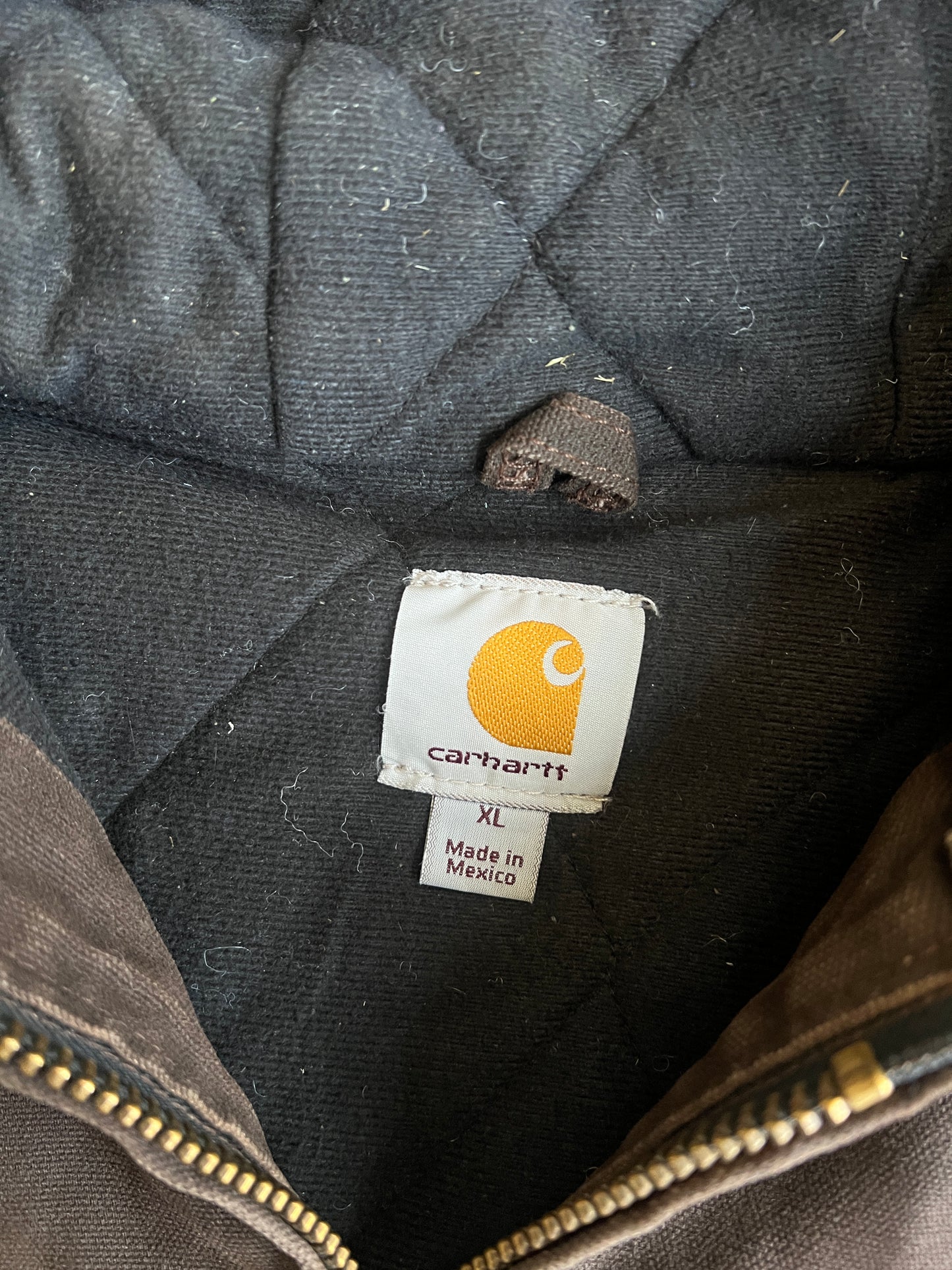 Vintage Dark Brown Carhartt Jacket - XL