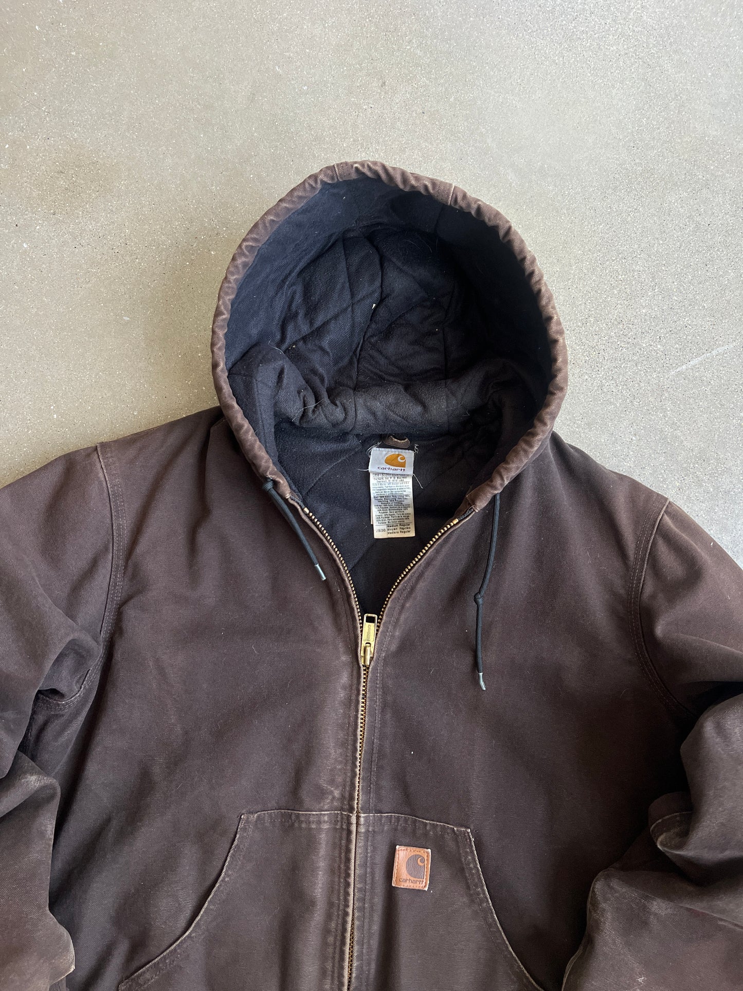 Vintage Dark Brown Carhartt Jacket - M
