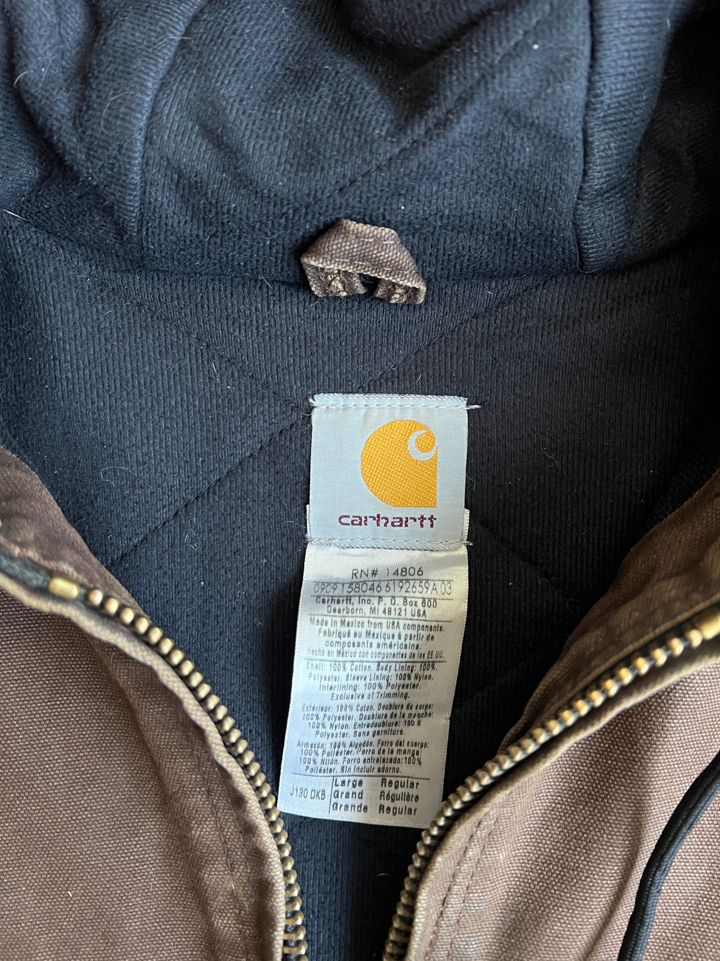 Vintage Faded Brown Carhartt Jacket - L