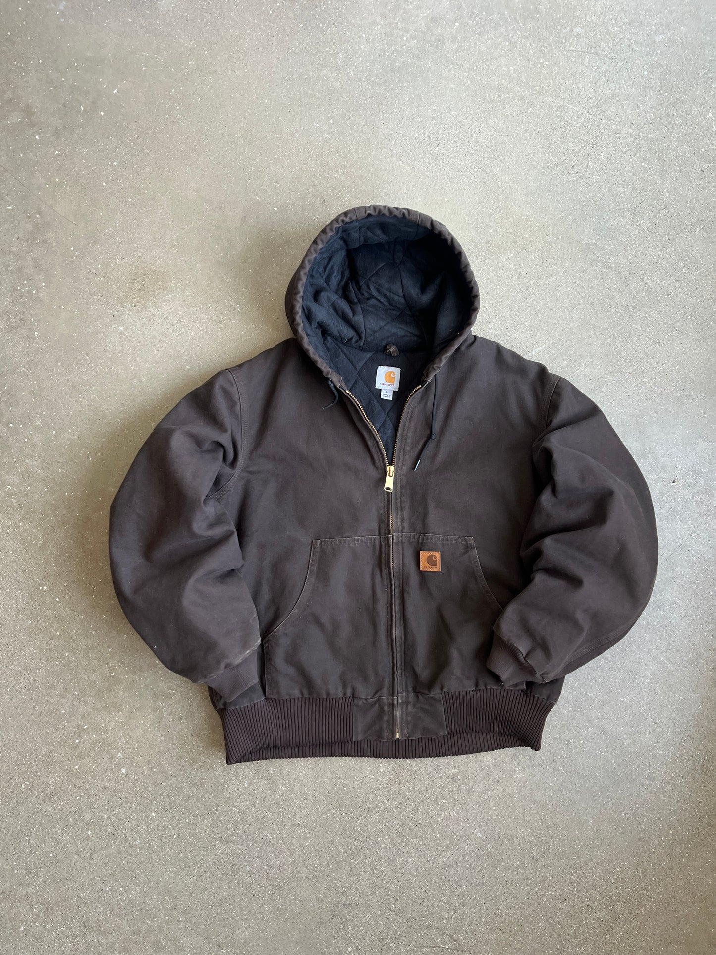 Vintage Dark Brown Carhartt Jacket - L