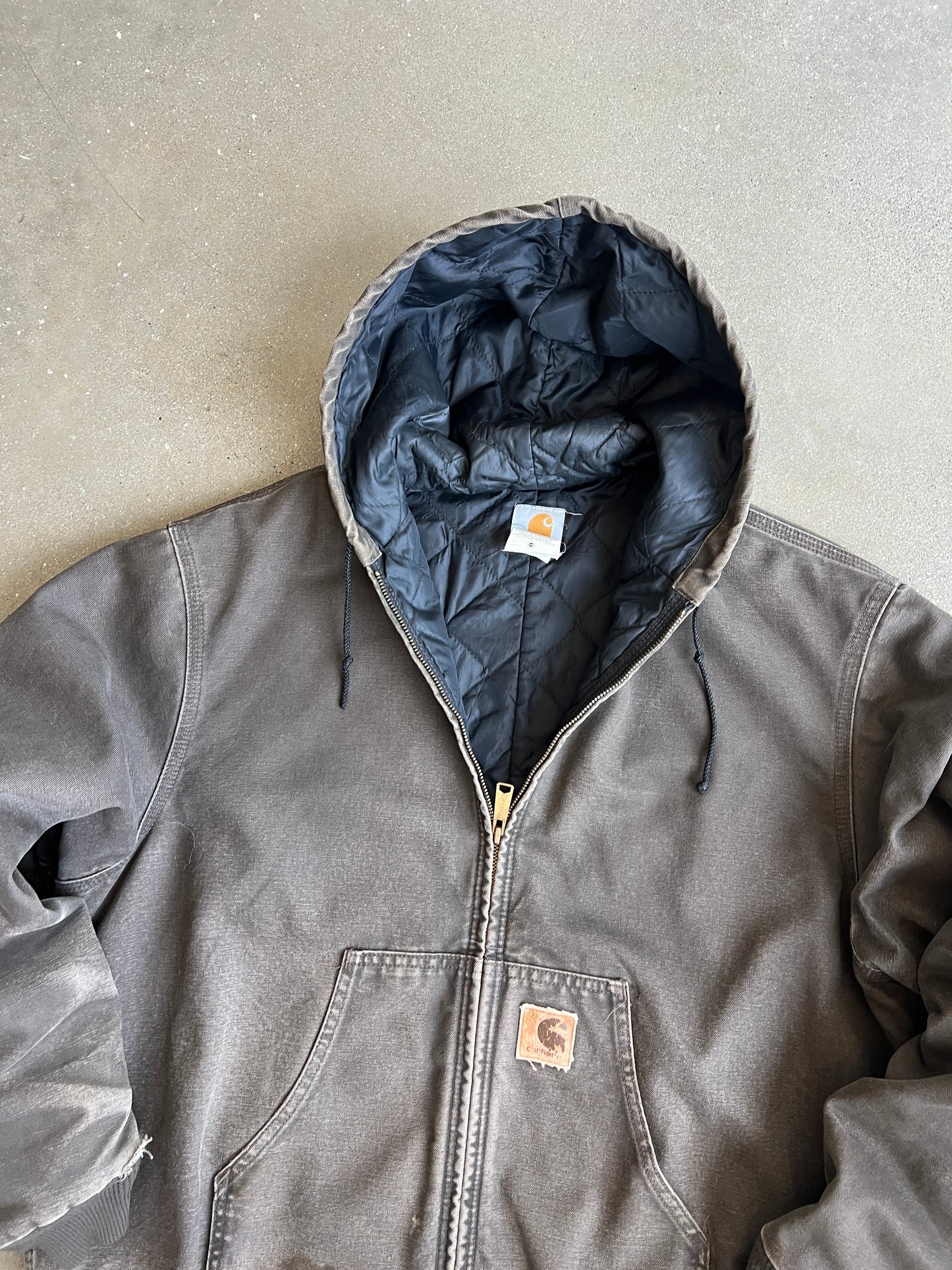 Vintage Mocha Brown Carhartt Jacket - XL