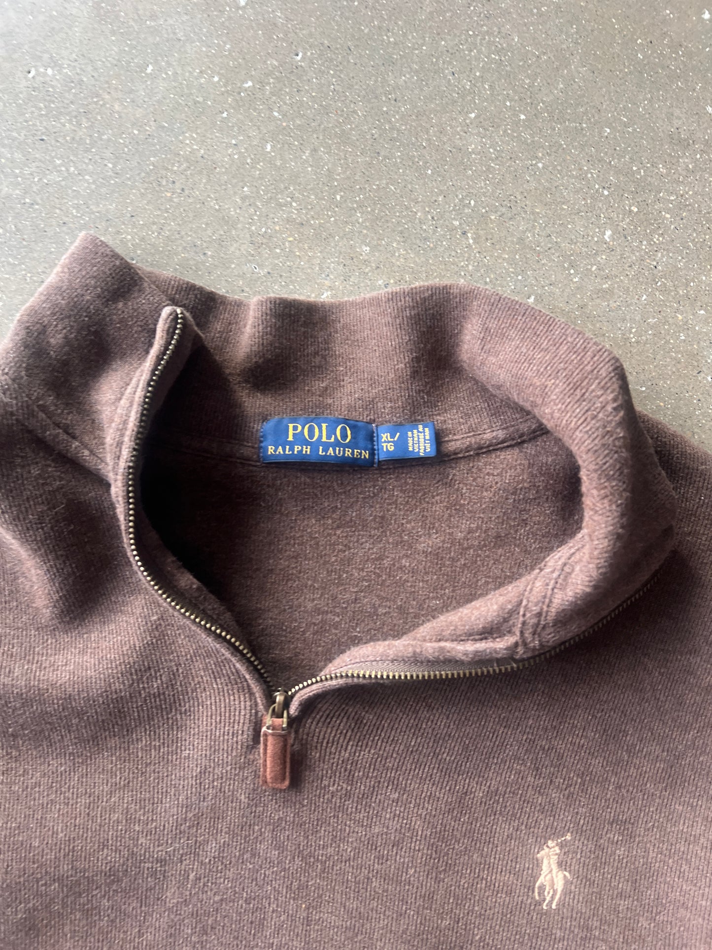 Vintage Brown Polo Ralph Lauren Sweater - L