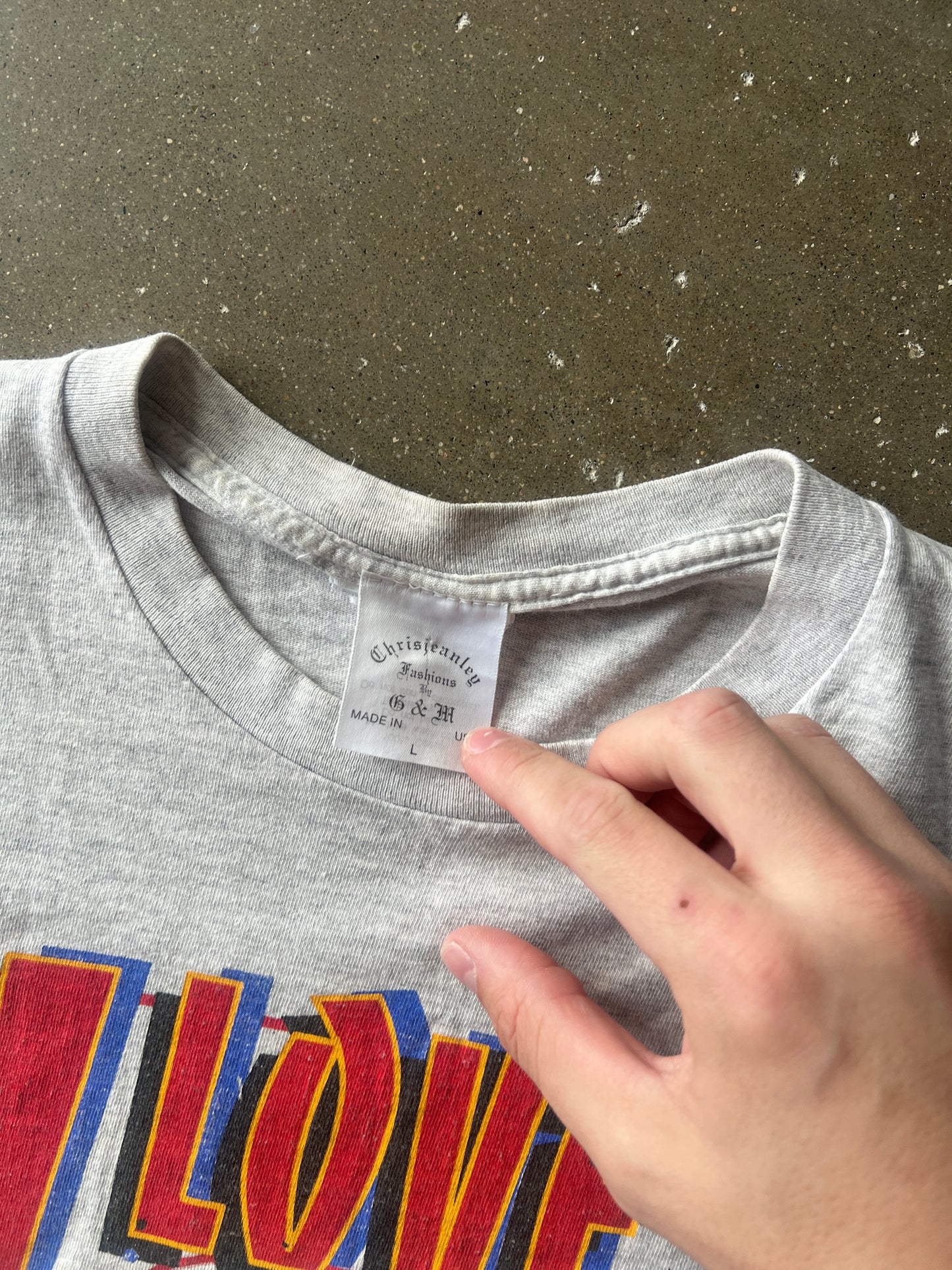 Vintage White Budweiser Beer Shirt - XL