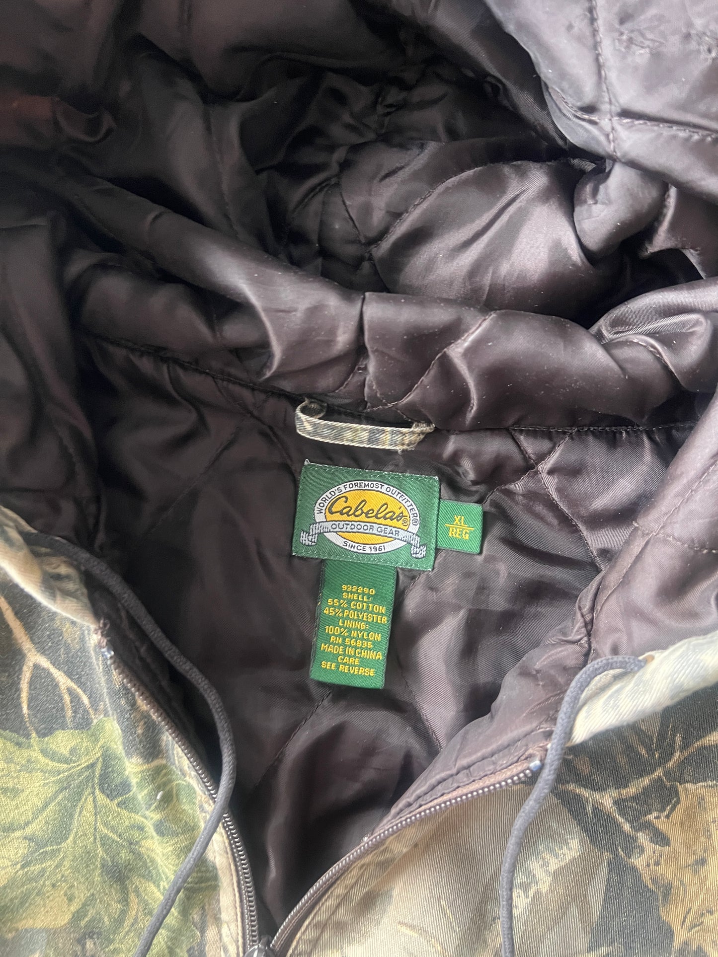 Vintage RealTree Camo Zip Up Jacket - XL