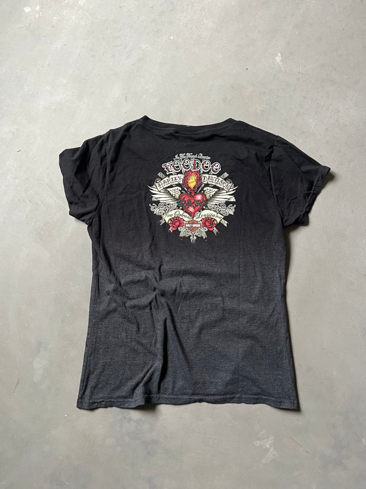 Vintage Black Harley Davidson Tank Shirt - XL